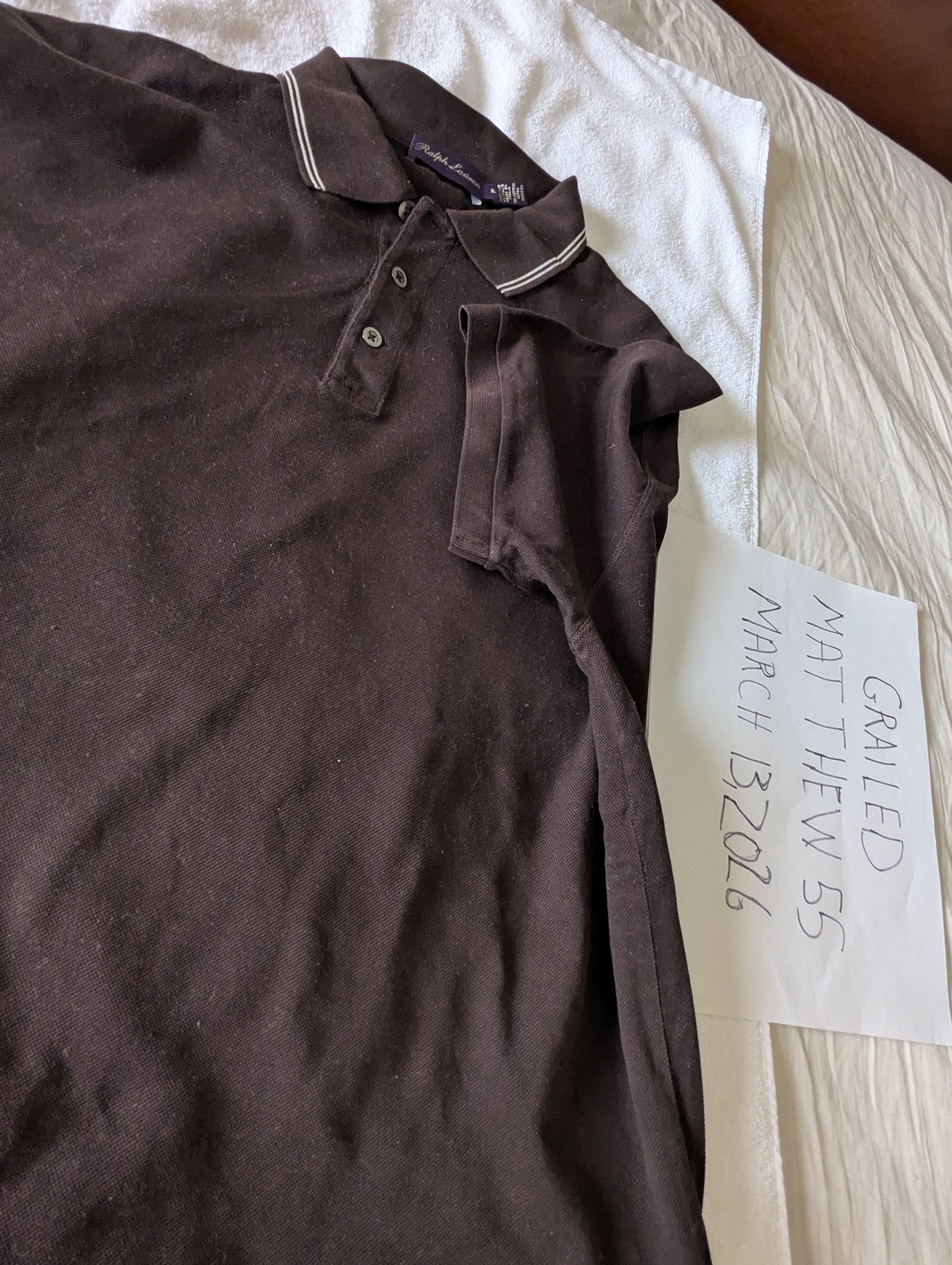 Ralph Lauren Purple Label Vintage Ralph Lauren Purple Label Cotton Shirt Size US XL / EU 56 / 4 - 3 Thumbnail