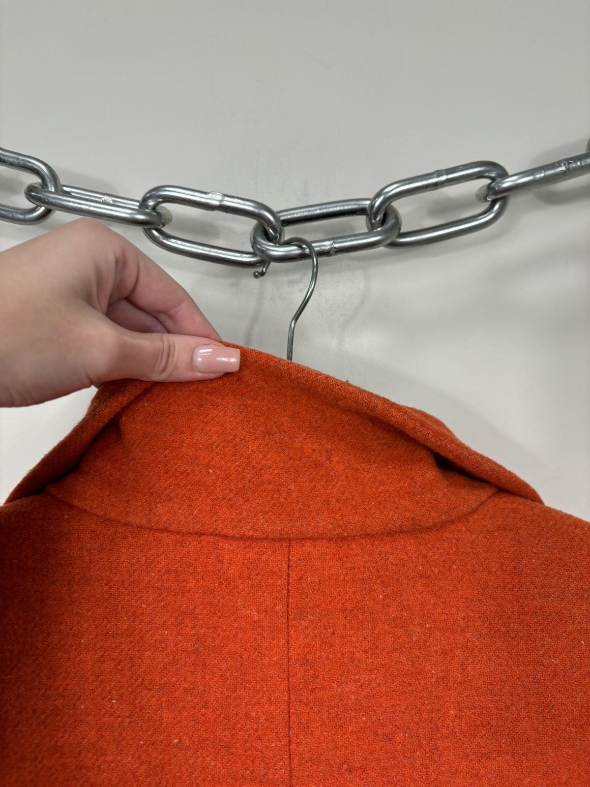 Max Mara Max Mara Weekend Women’s Orange Classic Luxury Long Coat Size M / US 6-8 / IT 42-44 - 19 Thumbnail