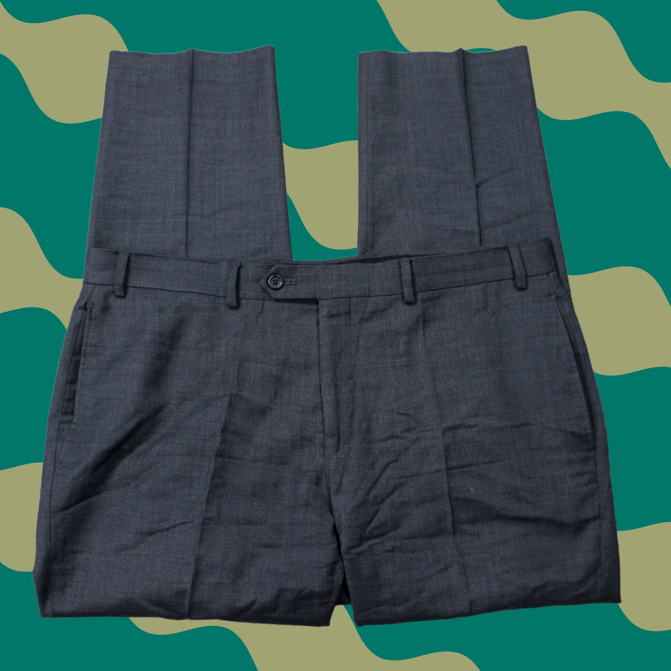 Ralph Lauren LAUREN Ralph Lauren Dress Pants Mens 36x29 Gray Wool Stretch Dress Pants Mens Regular Gray 36 Inseam 29 Straight Front Flat Front Size US 36 / EU 52 - 1 Thumbnail