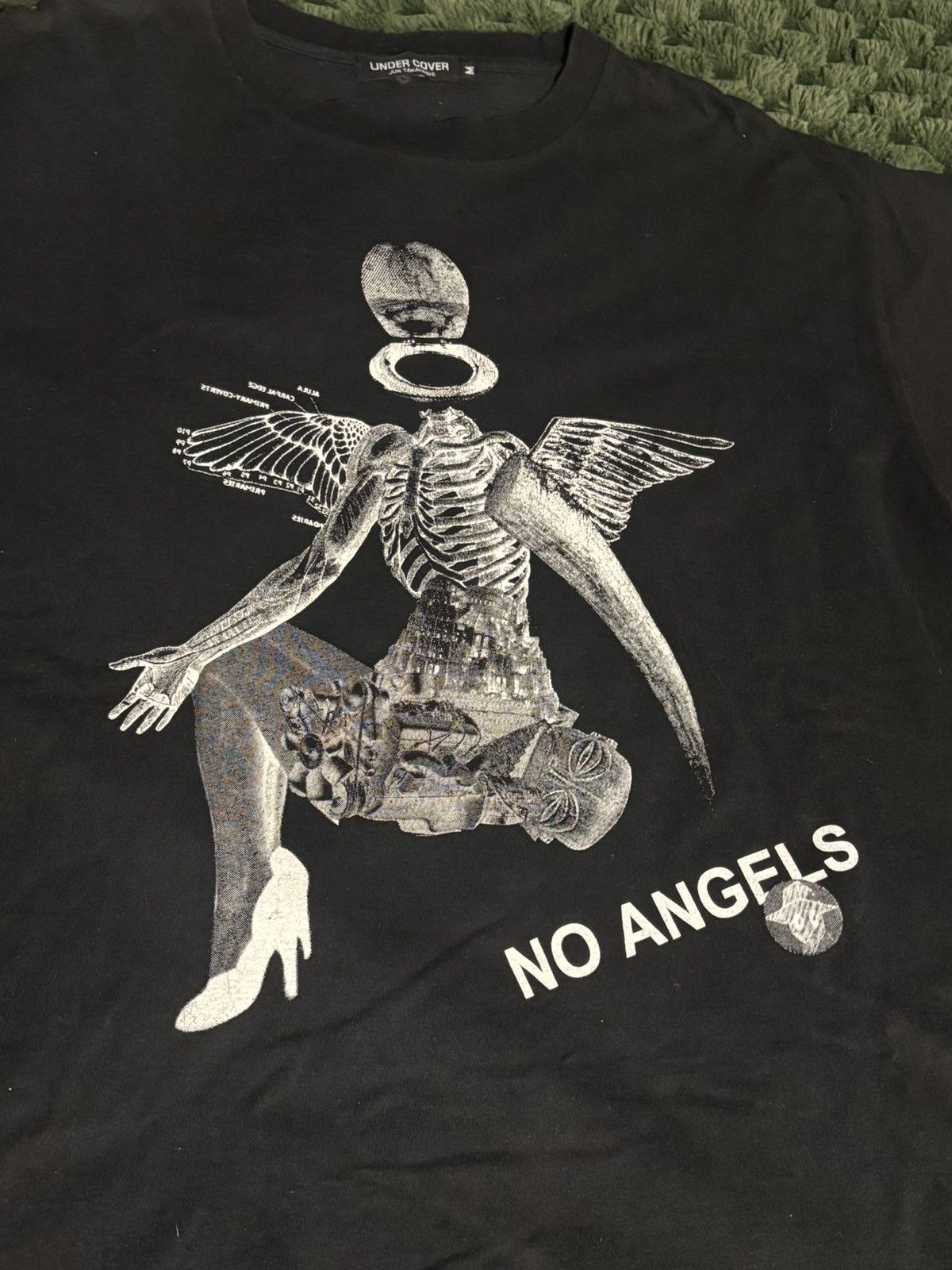 Undercover “No Angels” Black Oversized Boxy Tee size M Size US M / EU 48-50 / 2 - 3 Thumbnail