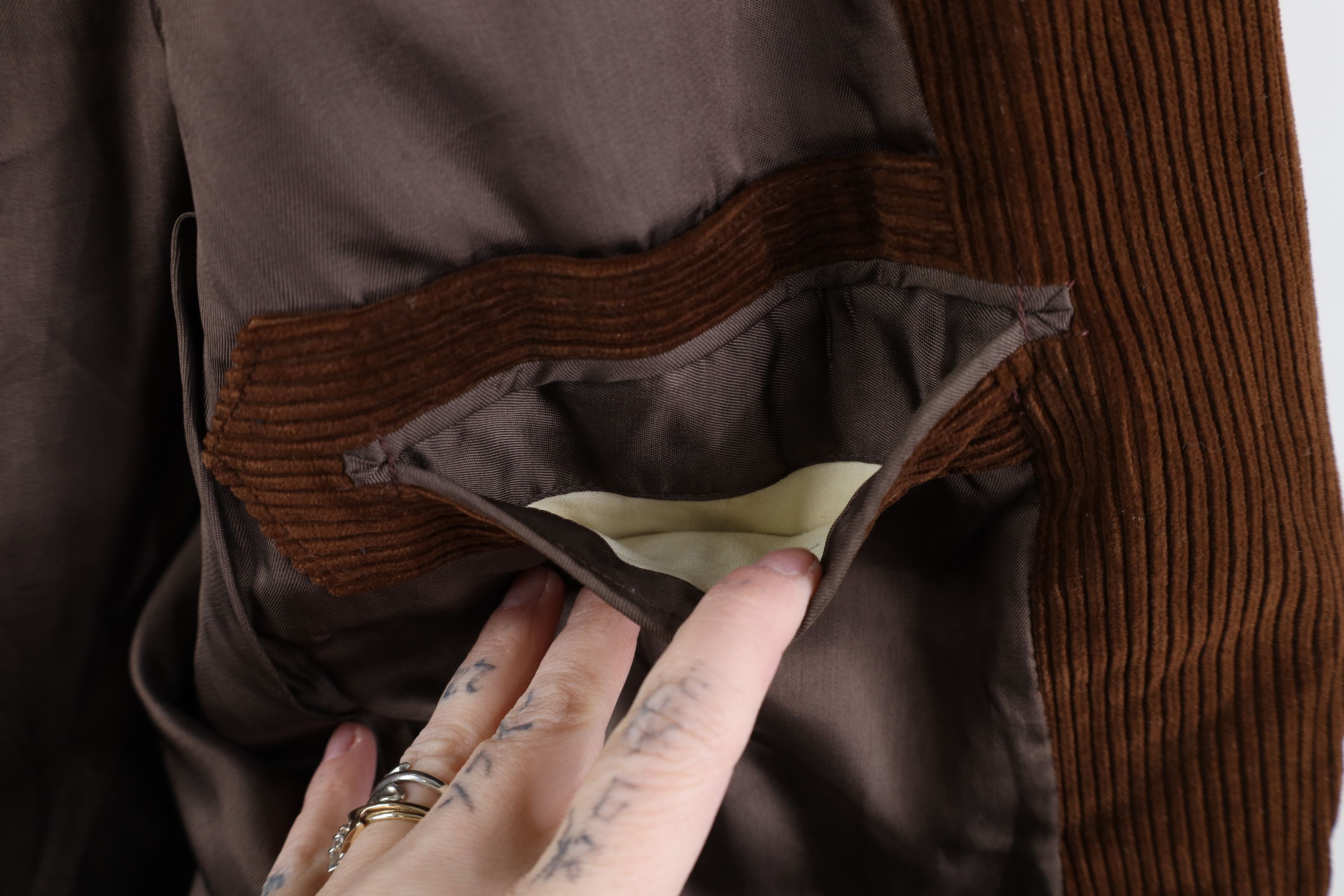 Vintage Vintage 70s Streetwear Suit Coat Blazer Jacket Brown Size US XXL / EU 58 / 5 - 12 Thumbnail