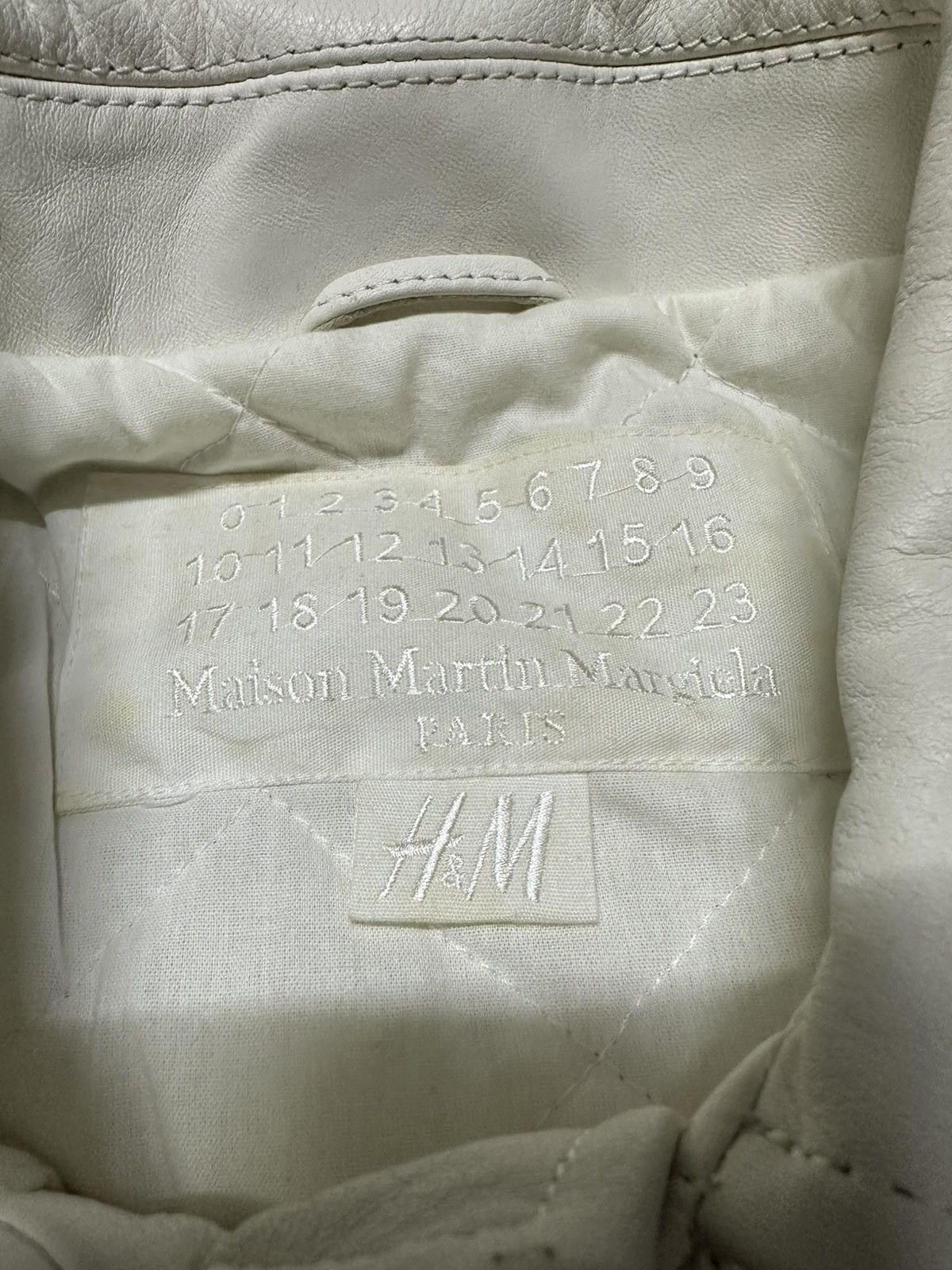 H&M × Maison Margiela Maison margela x H&M keather jacket button down Size US L / EU 52-54 / 3 - 3 Thumbnail