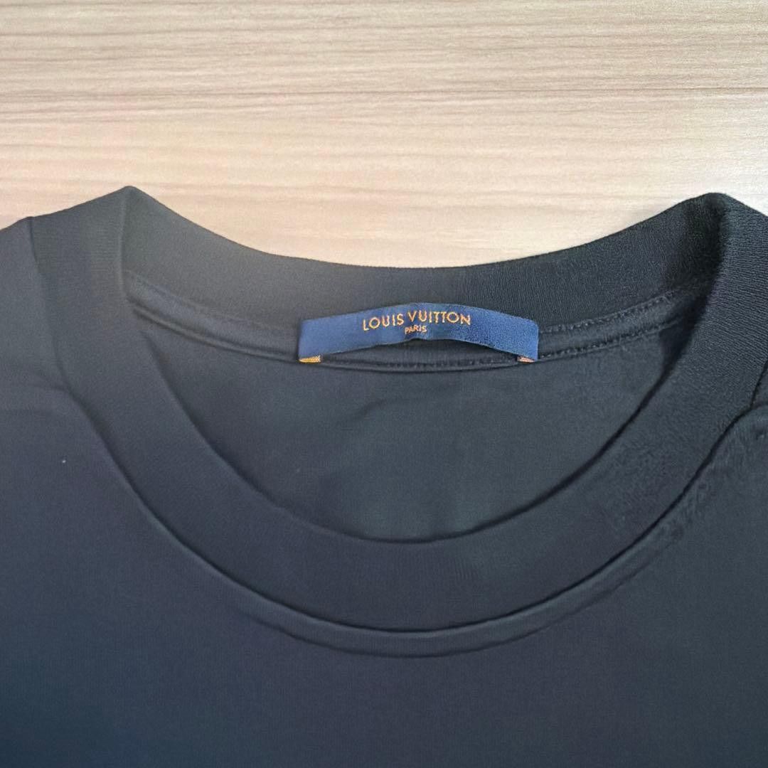 Louis Vuitton Louis Vuitton LV Logo Tee Black Short Sleeve Size US L / EU 52-54 / 3 - 3 Thumbnail