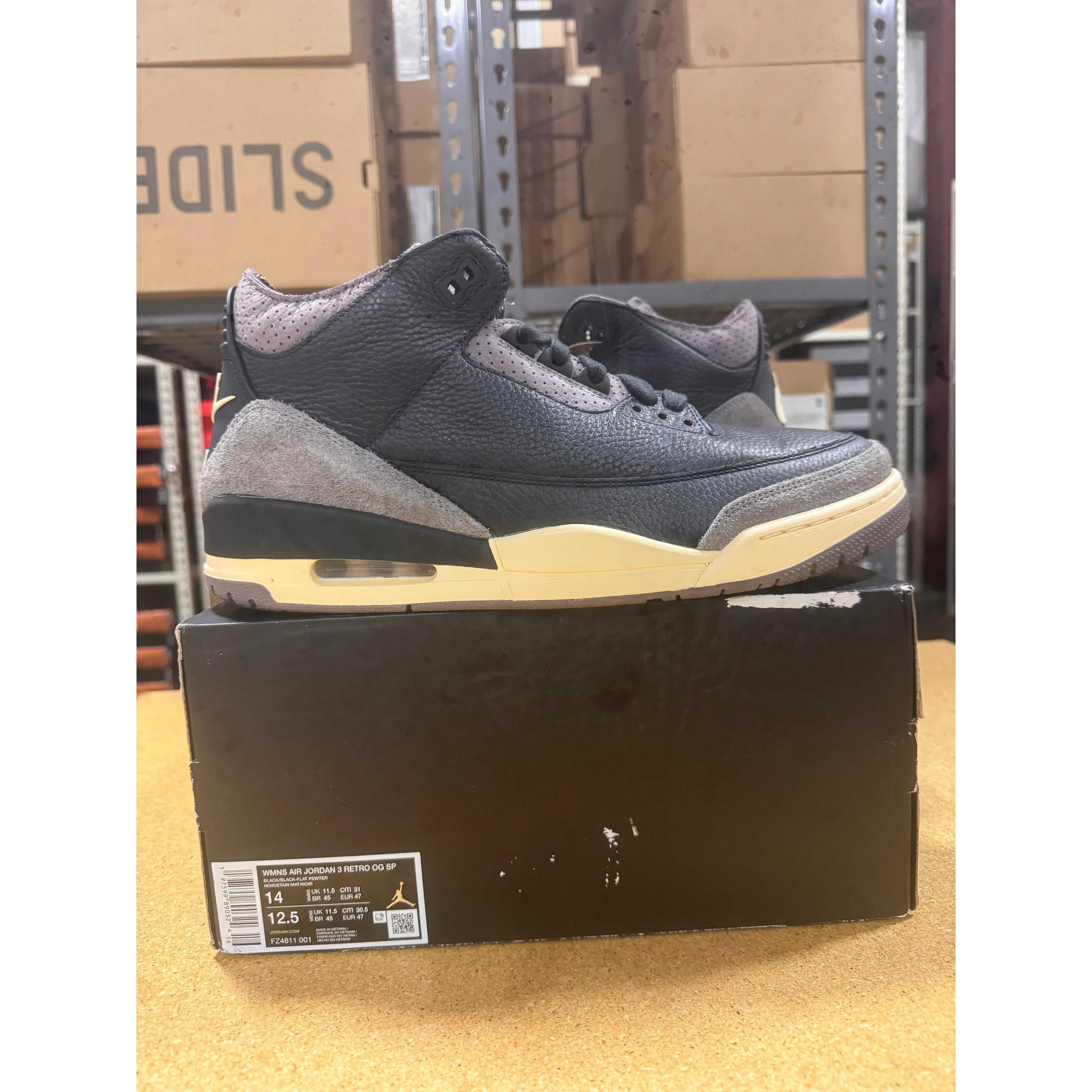 Jordan Brand PRE OWNED Air Jordan 3 Retro A Ma Maniére While You Were Sle Size US 14 / EU 47 - 1 Thumbnail