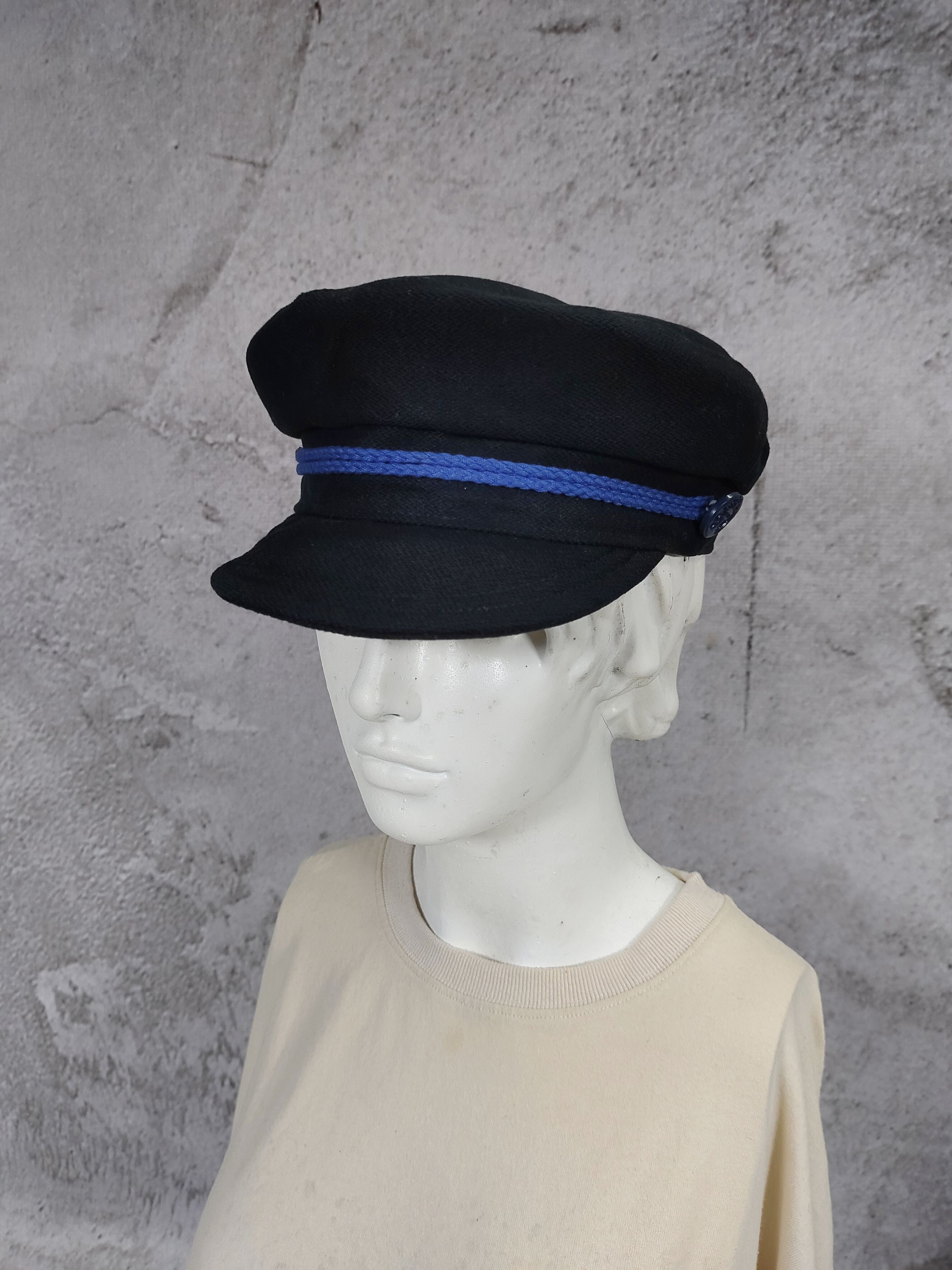 A.P.C. A.P.C- Casual Workwear Mariner Breton Navy Fisherman Cap Size ONE SIZE - 2 Thumbnail