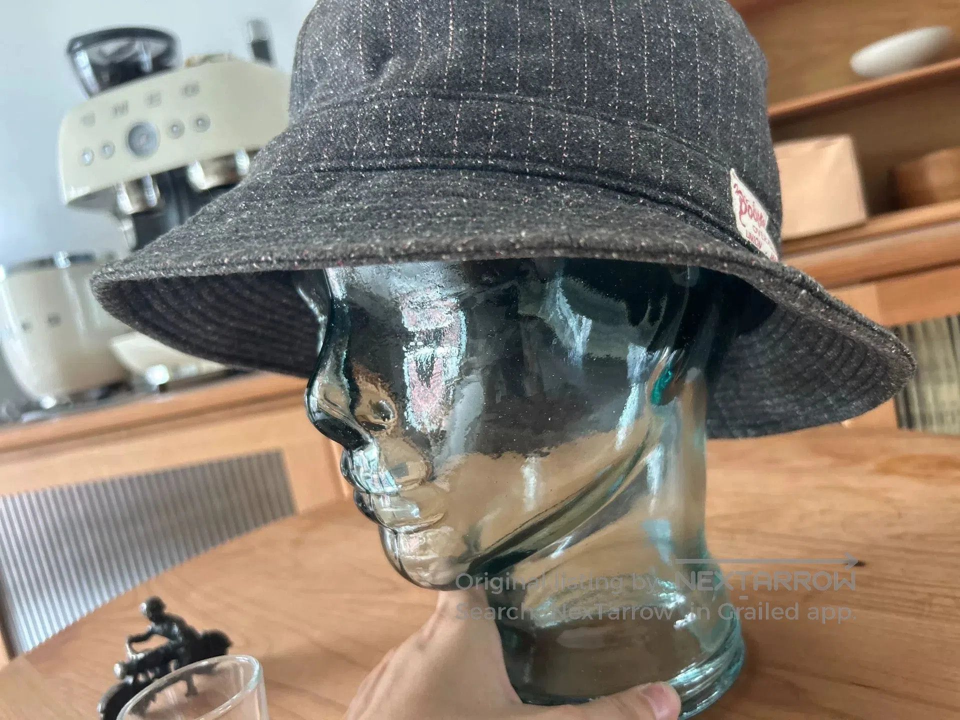 Freewheelers unique gray bucket hat with logo patch. Size ONE SIZE - 3 Thumbnail
