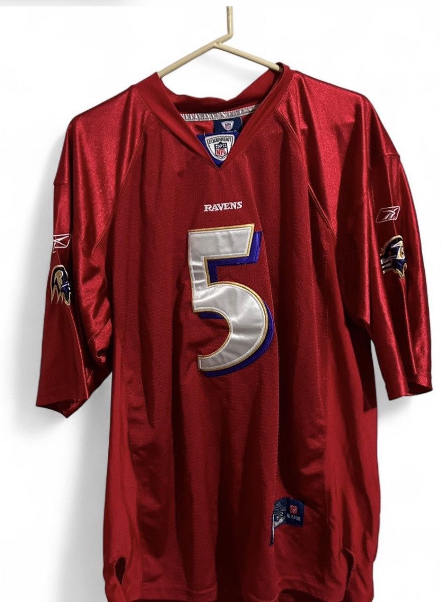 NFL Red Reebok Baltimore Ravens Joe Flacco Jersey Size XL Size US XL / EU 56 / 4 - 1 Thumbnail