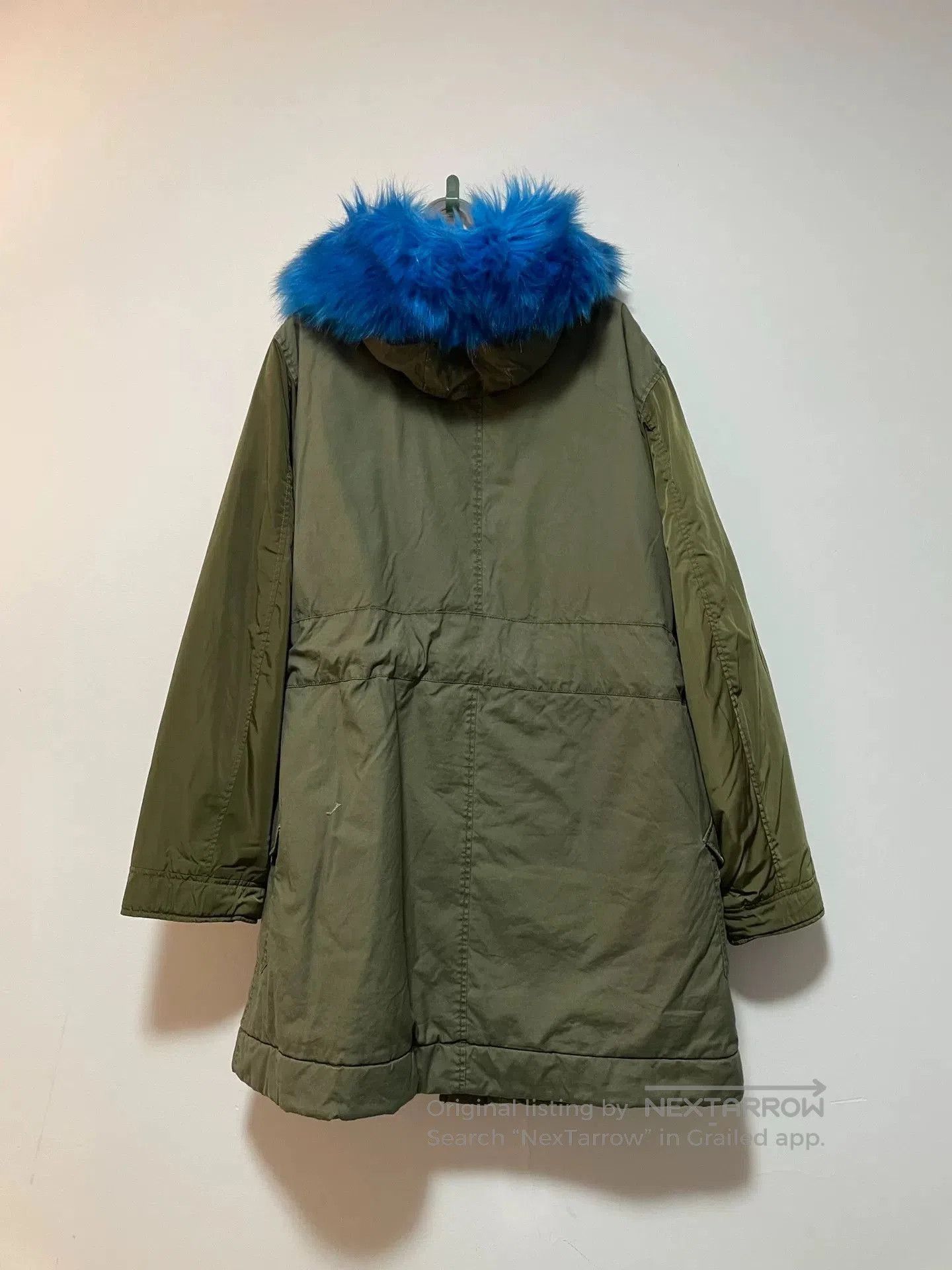 Diesel Diesel Blue Fur Collar Military Coat. Size US L / EU 52-54 / 3 - 2 Thumbnail