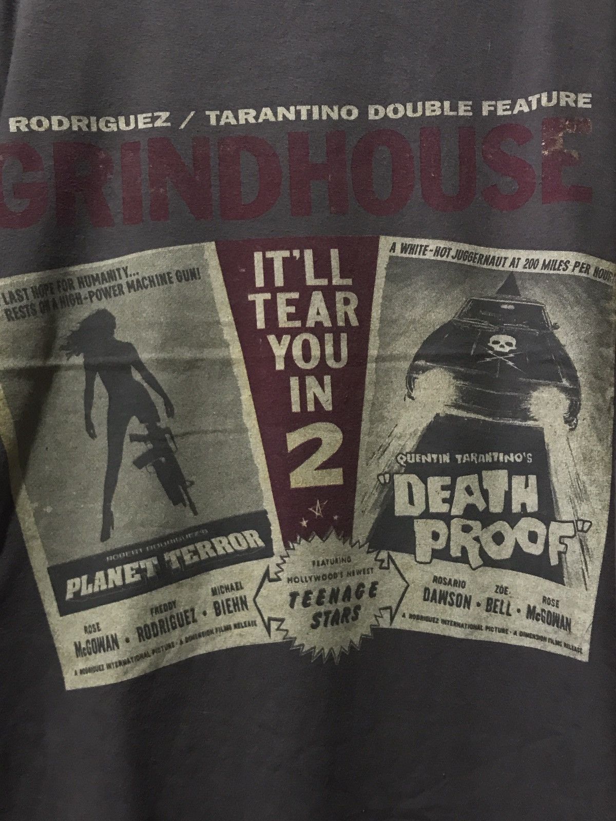 Anvil × Vintage Vintage New Grindhouse L Death Proof Planet Terror T-Shirt Size US L / EU 52-54 / 3 - 1 Thumbnail