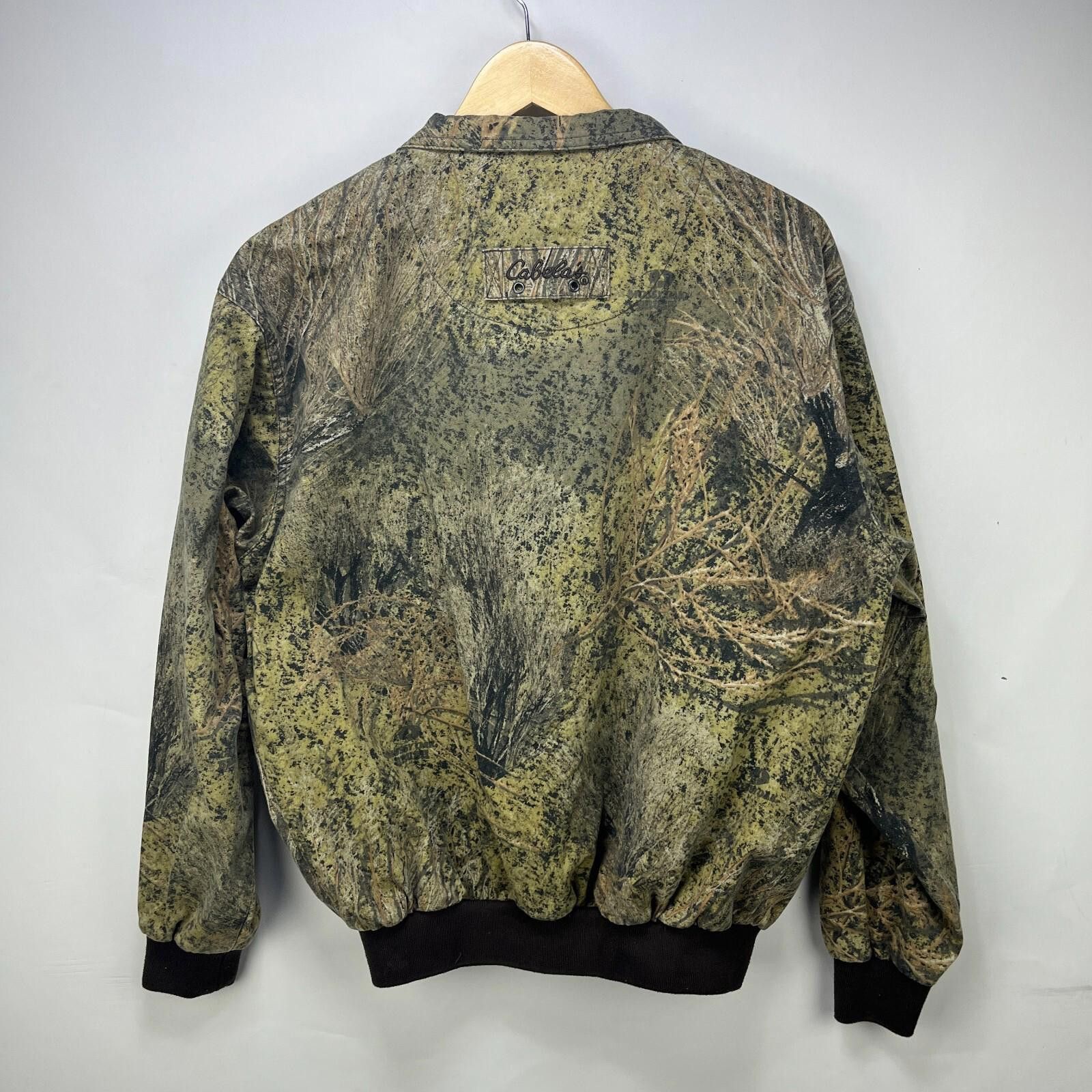 Cabelas Vintage Tree Camo Harrington Cabelas Jacket Hunting Medium Size ONE SIZE - 8 Thumbnail