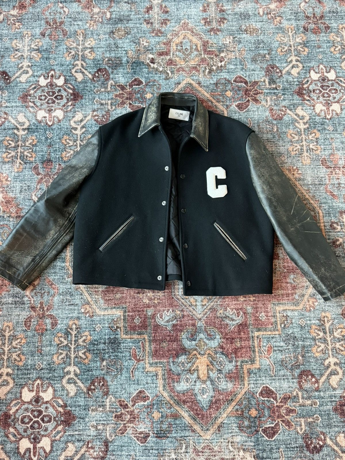 Celine Teddy Jacket in Wool Felt Size US L / EU 52-54 / 3 - 1 Thumbnail