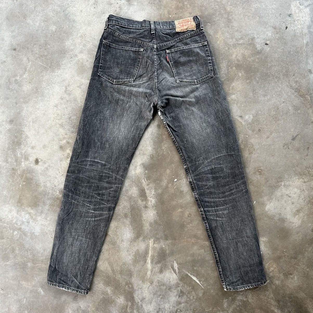 Levi's Vintage Levi’s Black Faded Jean Distressed Denim Pant W29 Size US 29 - 9 Thumbnail