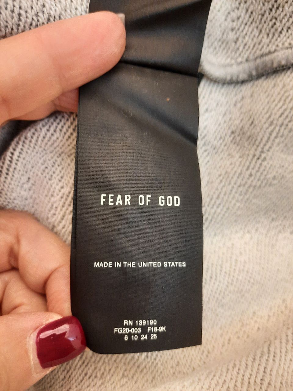 Fear of God Sixth Collection FG Mock Neck Pullover Sweatshirt Size US XS / EU 42 / 0 - 7 Thumbnail
