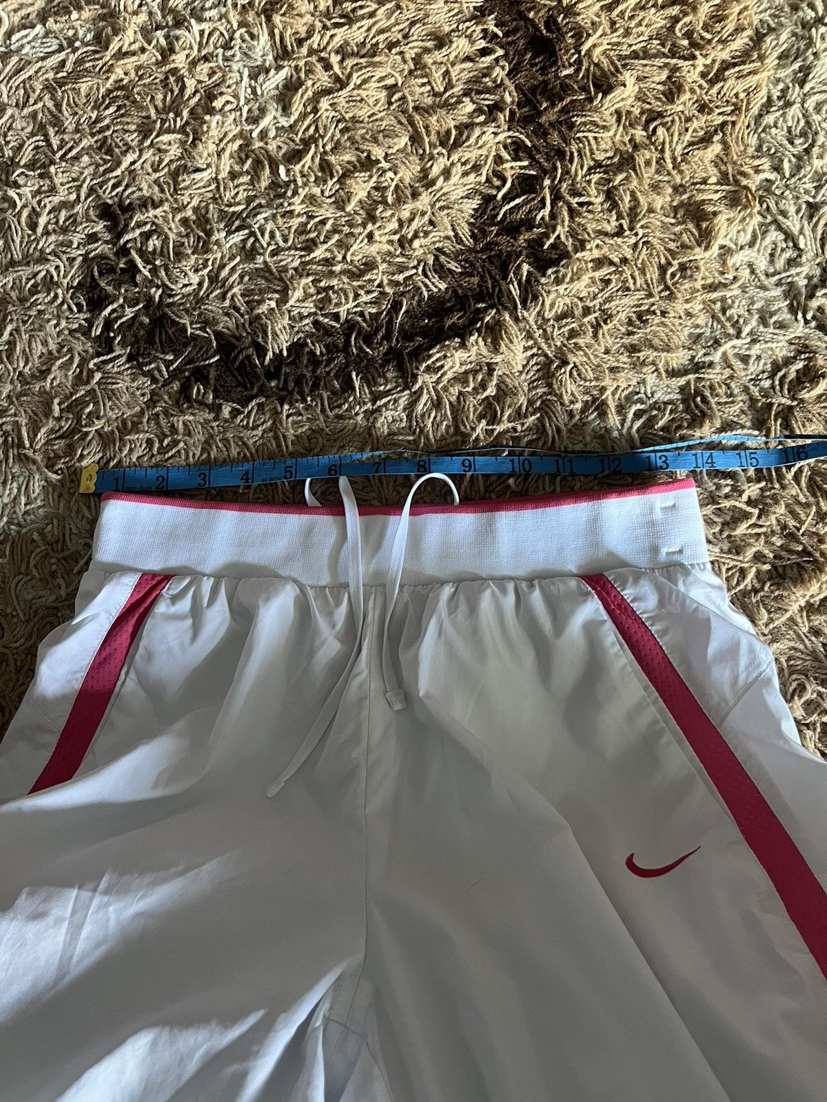 Nike Vintage Nike Small Swoosh Drill Baggy Trackpant Size 29" - 7 Thumbnail