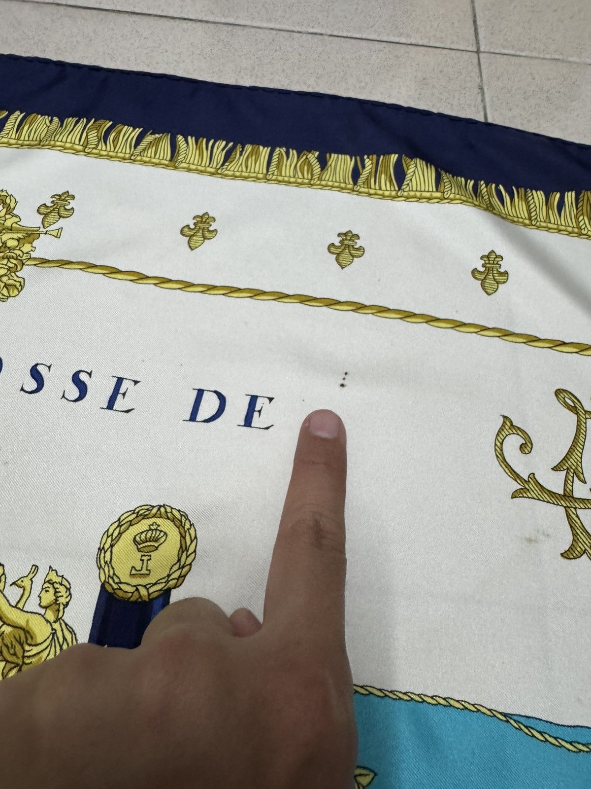 Hermes HERMES PARIS VUE DU CAROSSE DE LA GALERE LA REALE 1953 SCARF Size ONE SIZE - 7 Thumbnail