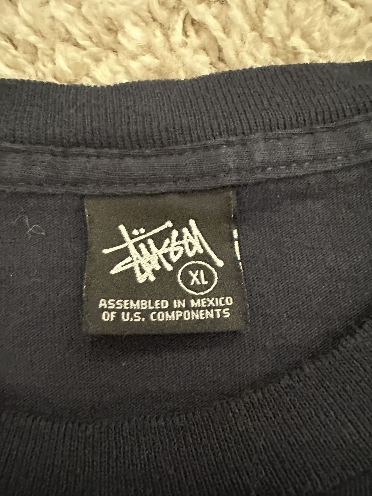 Stussy Vintage 2006 Navy Stussy World Tour Tee Size US XL / EU 56 / 4 - 2 Thumbnail