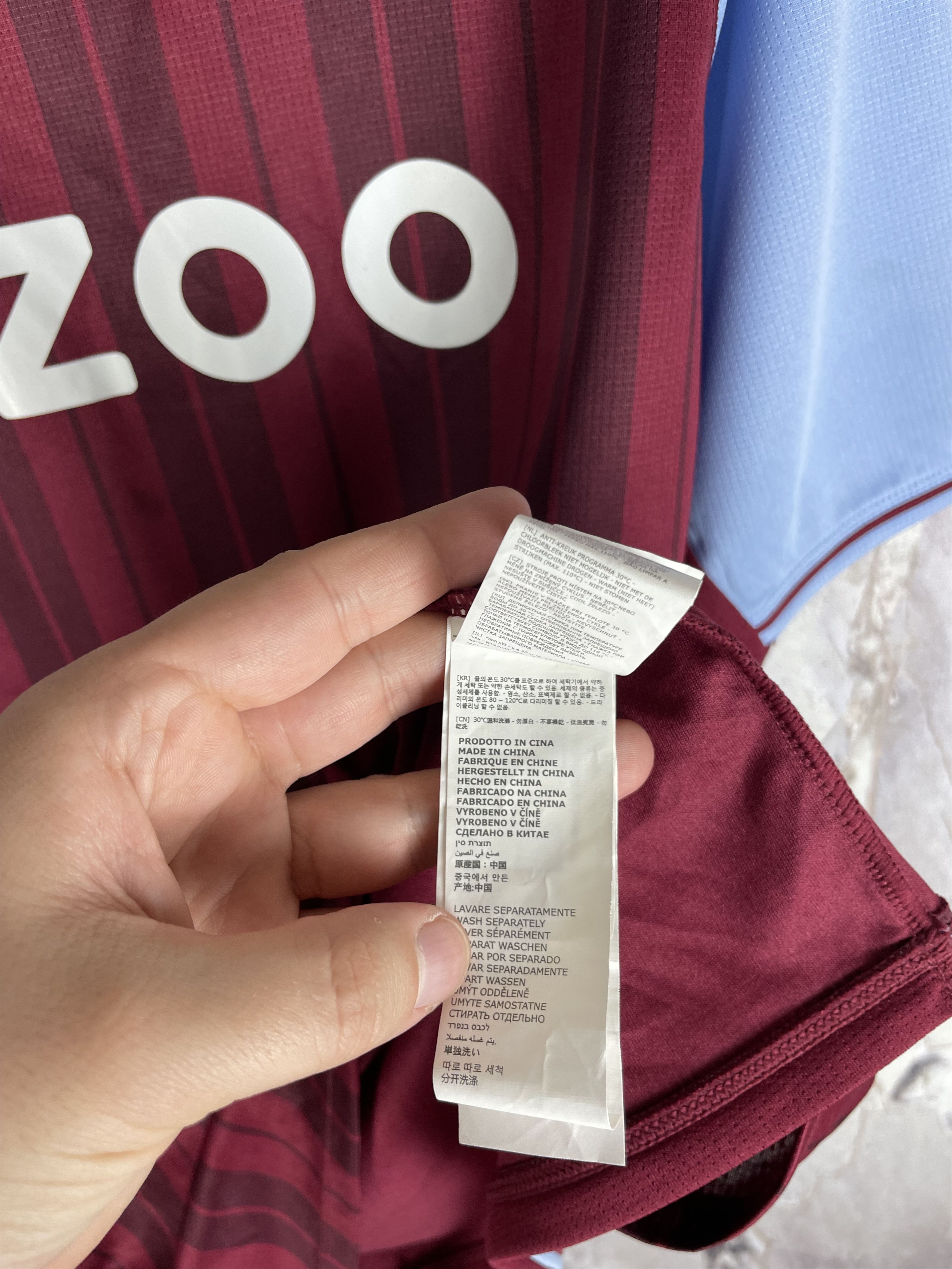 Kappa Kappa Aston Villa FC AVFC 2020/21 Soccer Jersey Blokecore Size US XXL / EU 58 / 5 - 8 Thumbnail