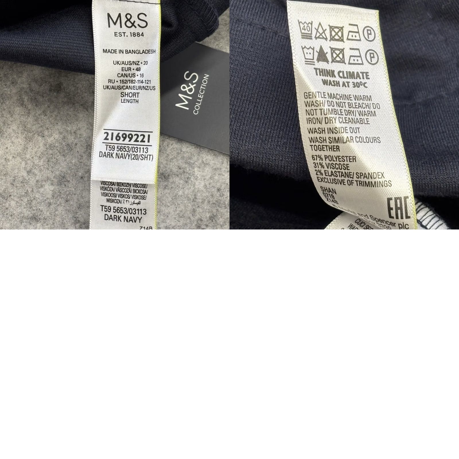Marks & Spencer VINTAGE no Size 42" / US 20 - 8 Thumbnail