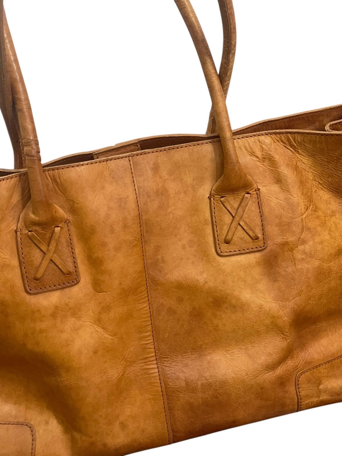 Genuine Leather Full Leather Patina Unknown Tote Shoulder Bag 2🟩2 Size ONE SIZE - 20 Thumbnail