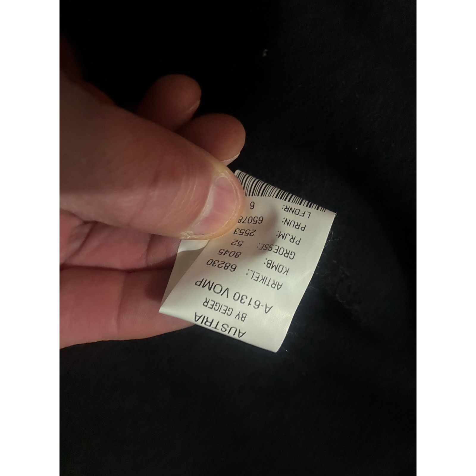 Other Vintage Geiger Black Zip Fleece Jacket Size 52 Austria Size US L / EU 52-54 / 3 - 5 Thumbnail