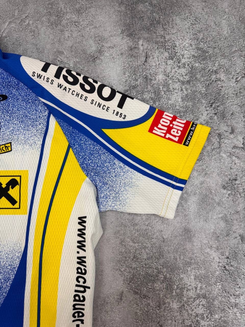 Other Biemme Men Cycling Jersey Blue Yellow Size M Size US M / EU 48-50 / 2 - 3 Thumbnail