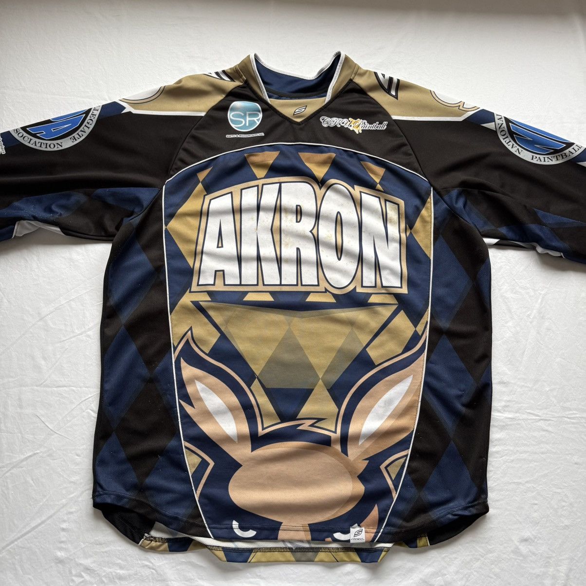 Vintage Vintage Akron Long-sleeve Graphic Racing Jersey XL Y2K Size US XL / EU 56 / 4 - 5 Thumbnail