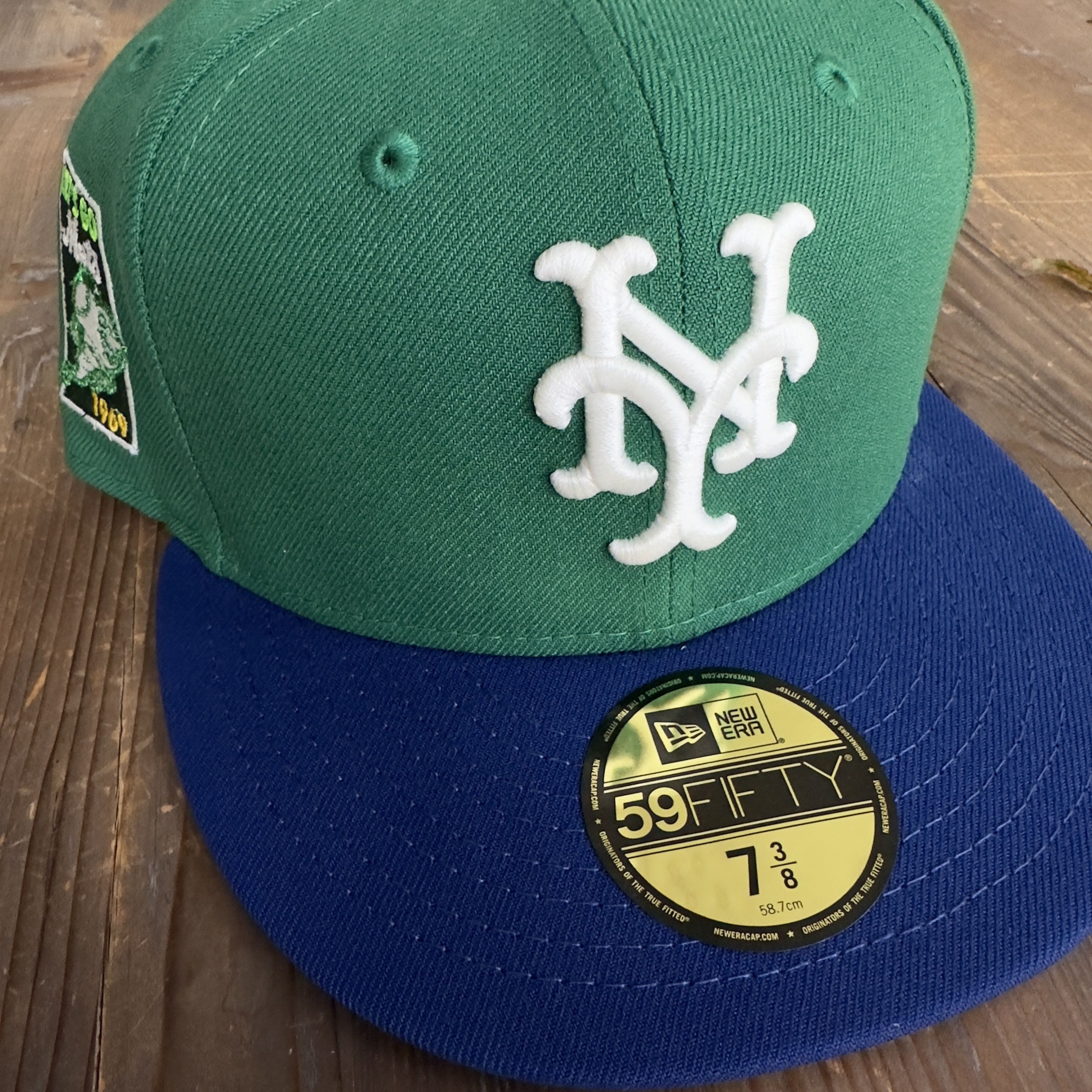 New Era Exclusive Let's Go Mets New York Mets 59Fifty 7 3/8" Kelly Size ONE SIZE - 3 Thumbnail