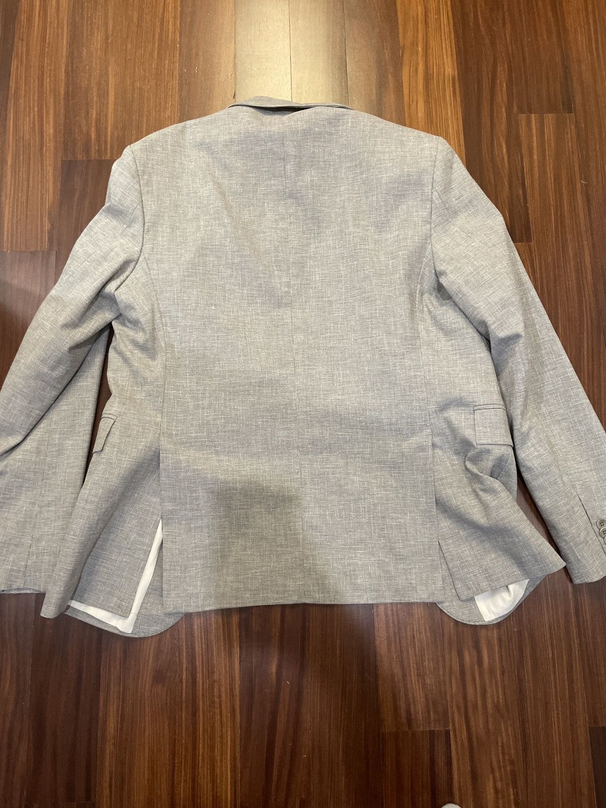 Zara Zara grey blazer jacket Size 42L - 5 Thumbnail