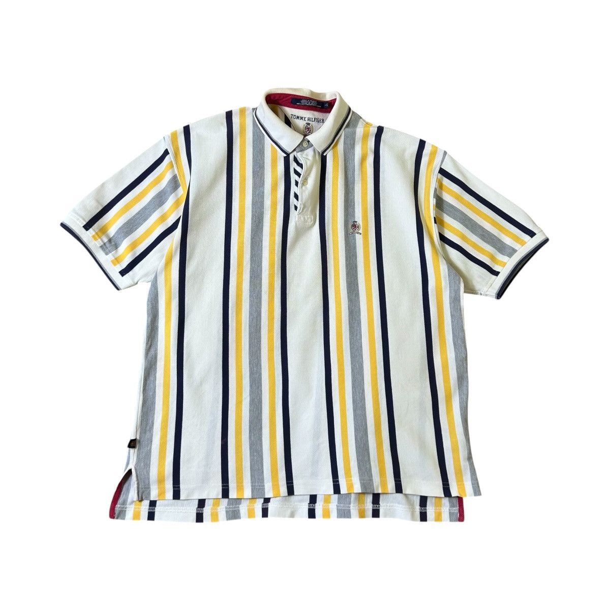 Tommy Hilfiger Vintage Tommy Hilfiger Striped Polos Size US L / EU 52-54 / 3 - 1 Thumbnail