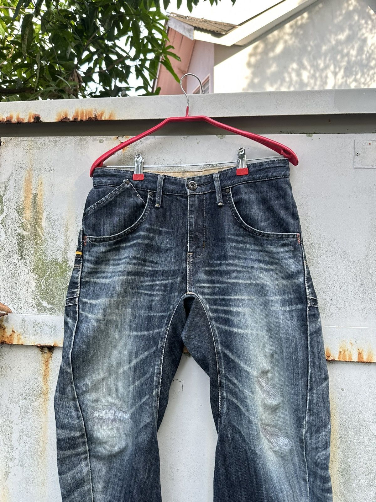 Edwin 👹Vintage Edwin 505 E-Function Baggy Blue Jeans Size US 30 / EU 46 - 6 Thumbnail