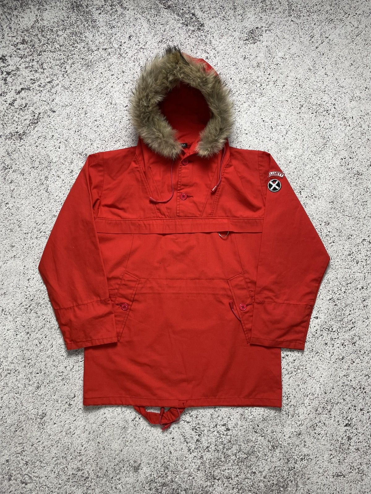 Vintage Vintage Norway Fjelvett Fur Hood Pullover Anorak Jacket Size US M / EU 48-50 / 2 - 1 Thumbnail