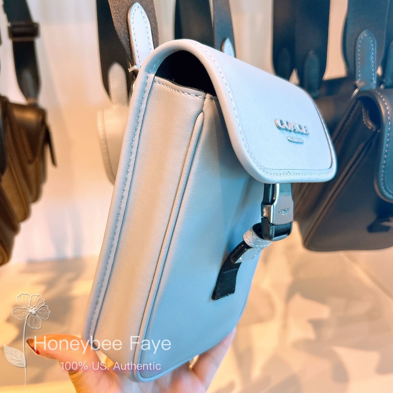 Coach Racer Phone Crossbody In Smooth Leather CT886 Size ONE SIZE - 2 Thumbnail