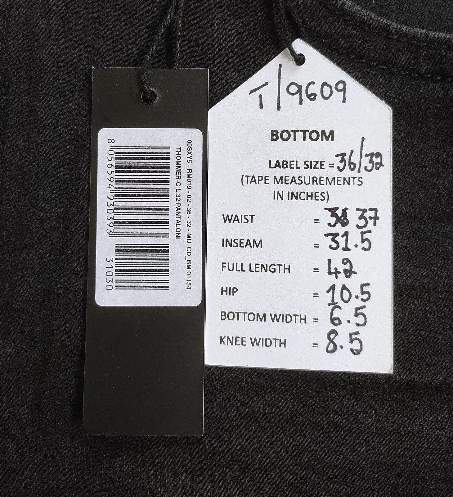 Diesel Diesel THOMMER-C L.32 MENS JEANS T/9609 Size US 36 / EU 52 - 6 Thumbnail