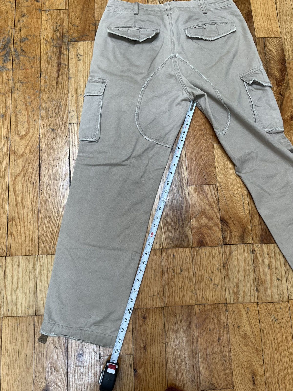 GOODENOUGH GOODENOUGH Khaki Cargo Pants Size US 31 - 5 Thumbnail