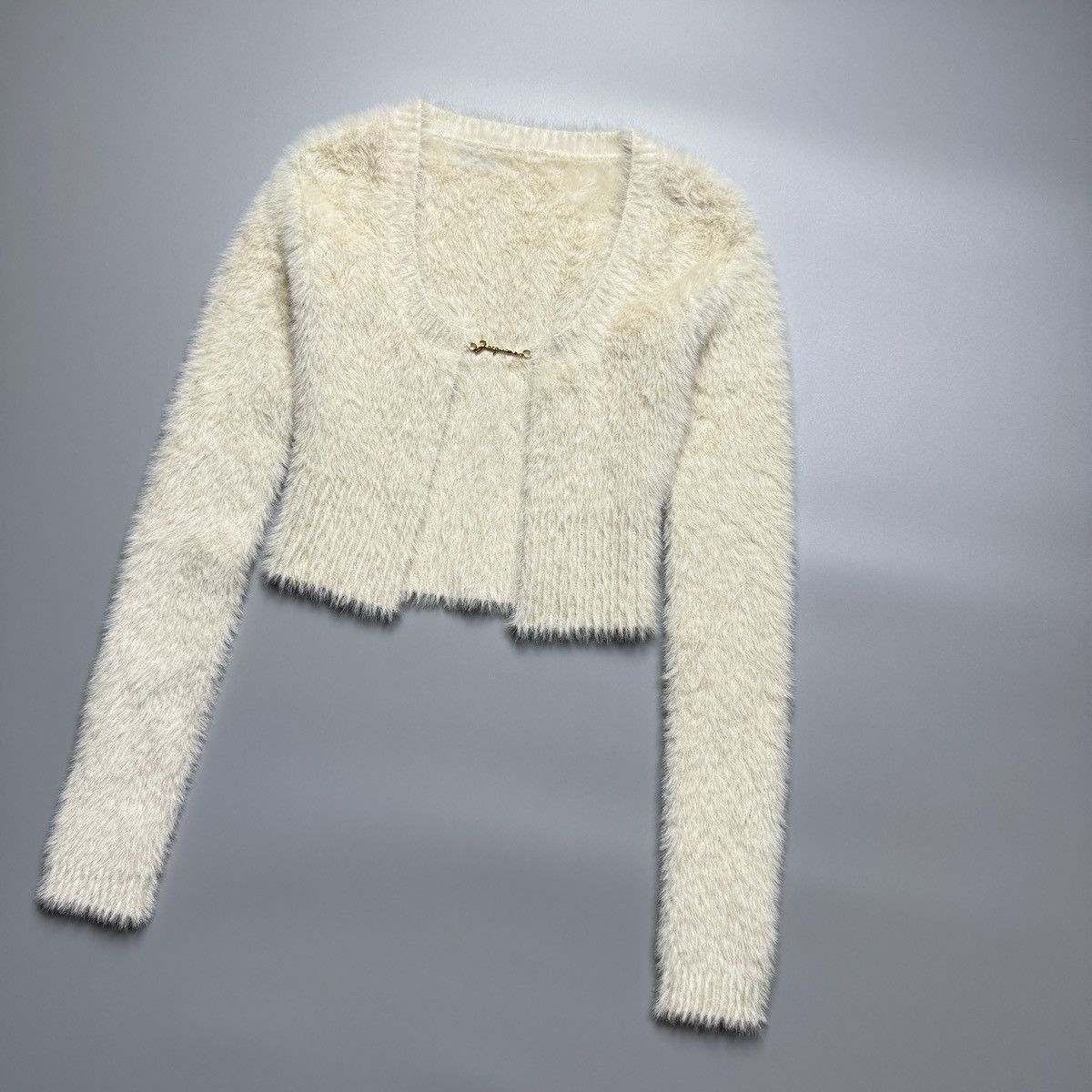 Jacquemus Jacquemus - La Maille Neve Fur Cropped Cardigan Type Size XXS / US 00 / IT 34 - 2 Thumbnail