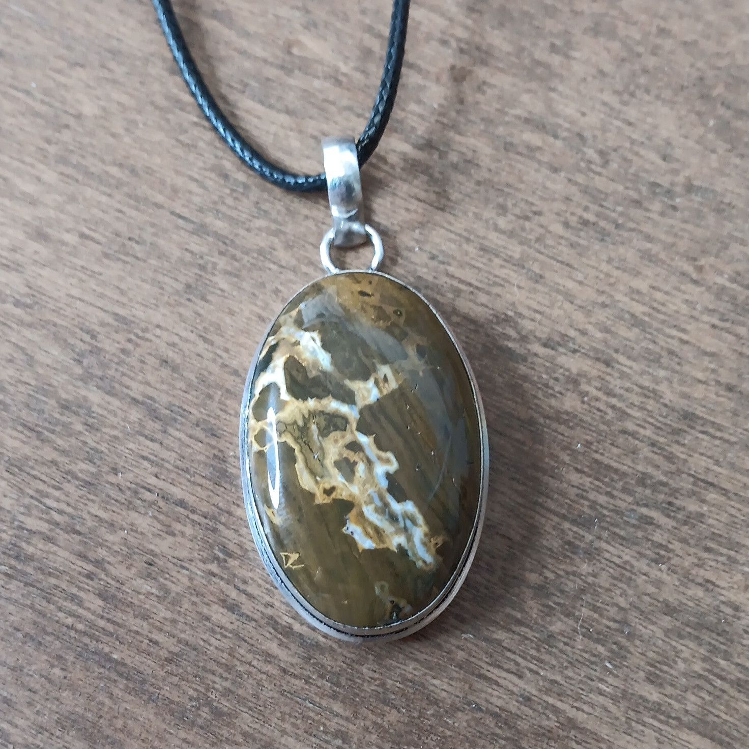 Other Ocean Jasper gemstone pendant necklace Size ONE SIZE - 1 Thumbnail