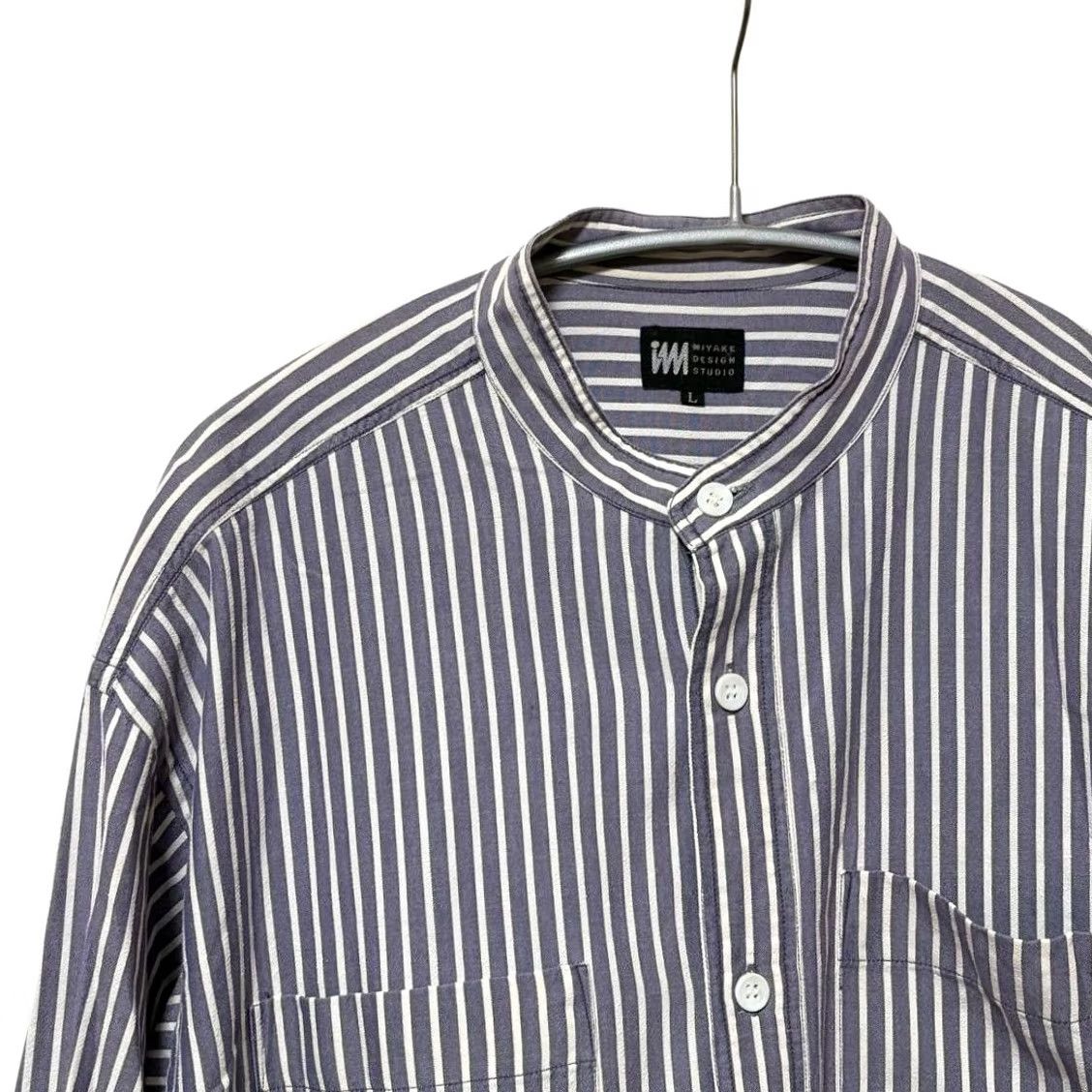 Issey Miyake ISSEY MIYAKE IM DESIGN STUDIO BAND COLLAR SHIRT MEN L Multicolor Long Size L Size US L / EU 52-54 / 3 - 4 Thumbnail