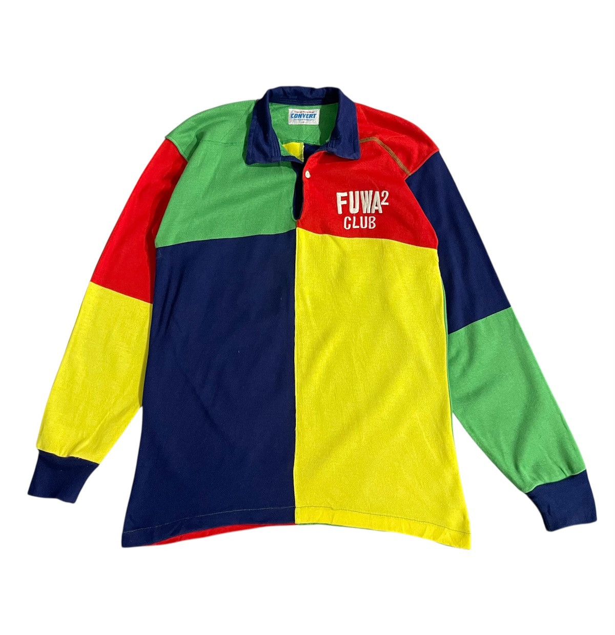 Vintage Vintage Rugby Fuwa Club Collar Longsleeve Polo shirt Size US M / EU 48-50 / 2 - 1 Thumbnail