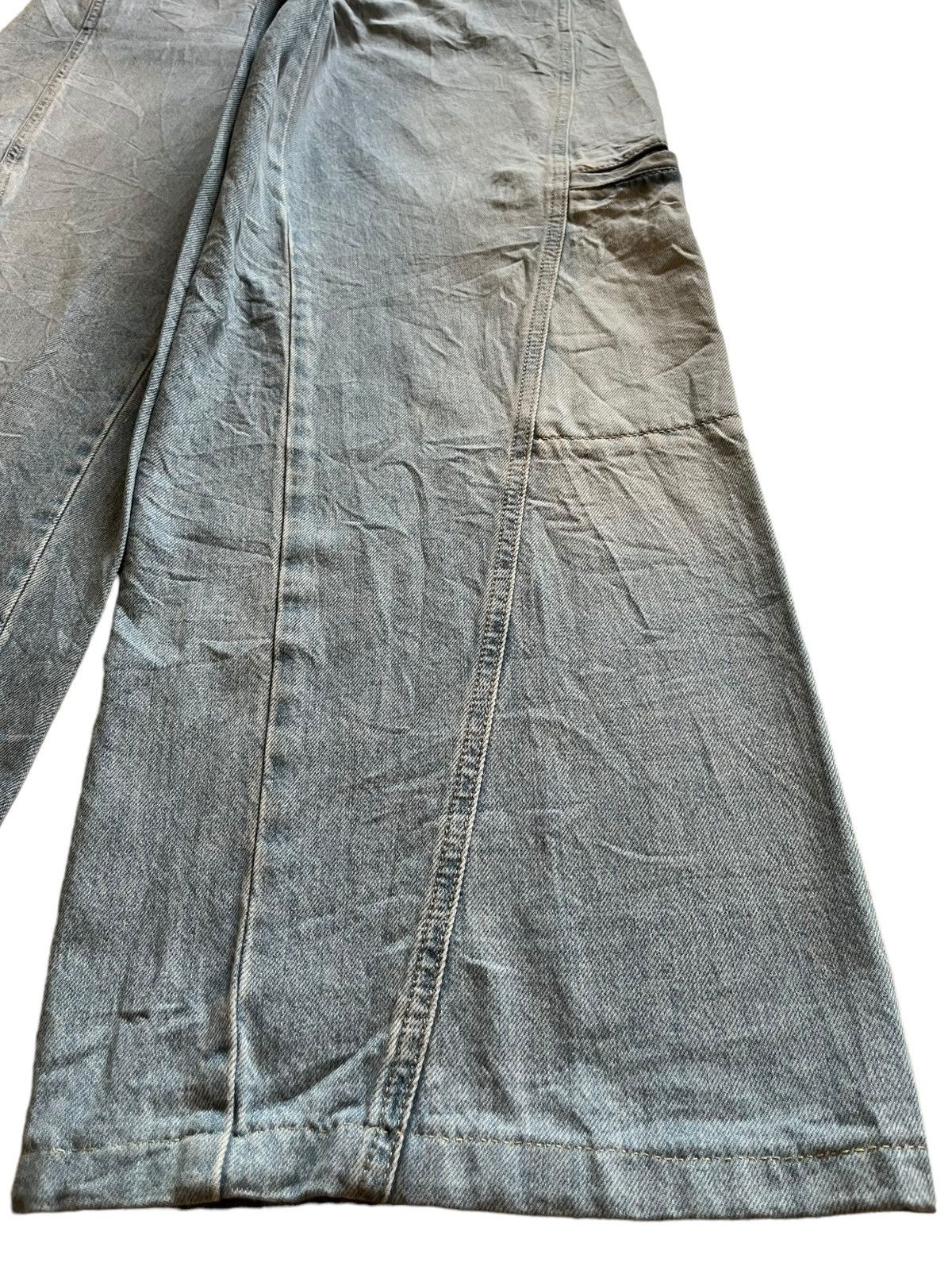 Zara SALES🔥Vintage Zara Faded Wash Cargo Style Baggy Jeans Size US 29 - 7 Thumbnail