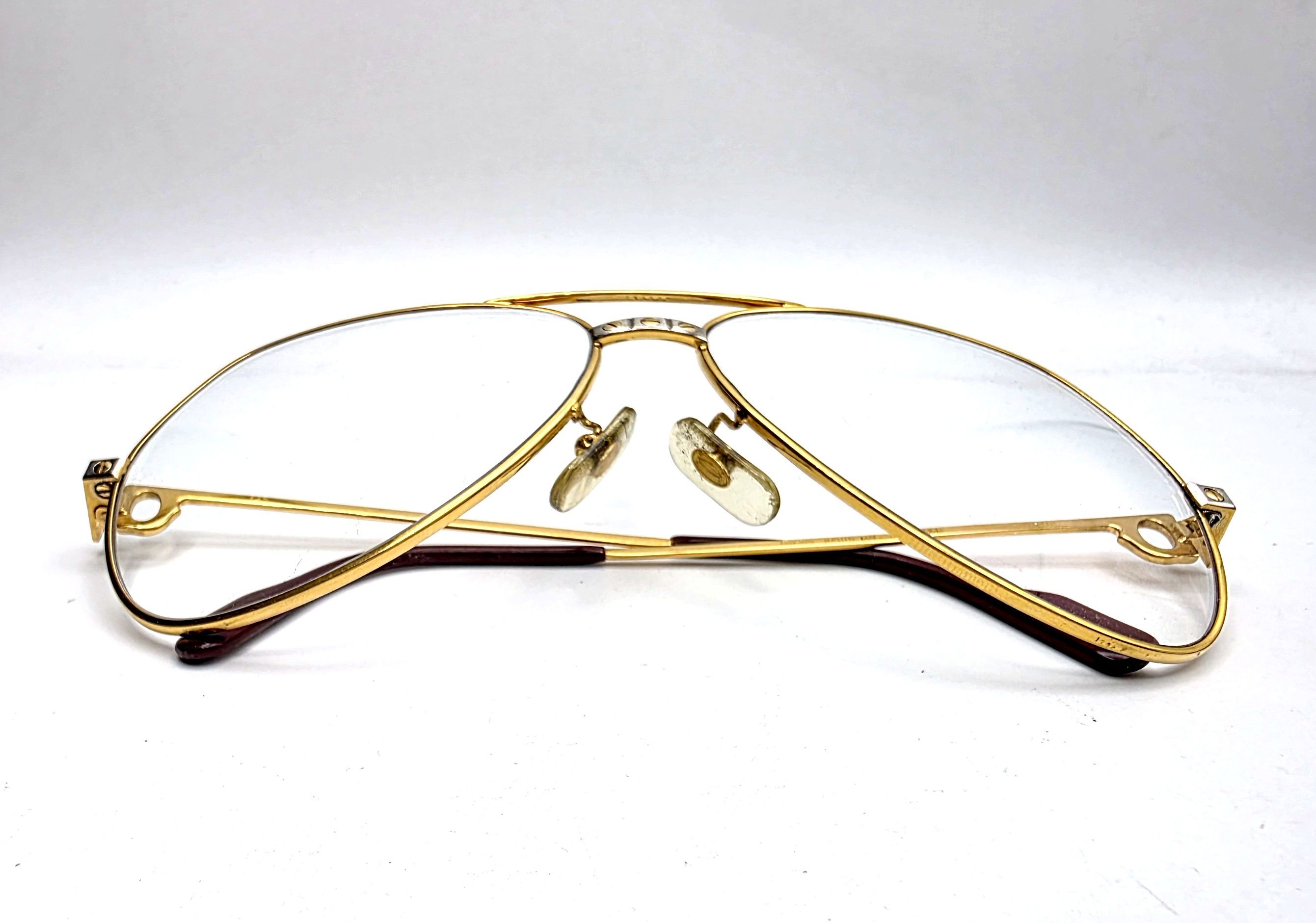 Cartier Vintage Cartier Vendome Santos Aviator Eyeglasses 18K Size ONE SIZE - 3 Thumbnail