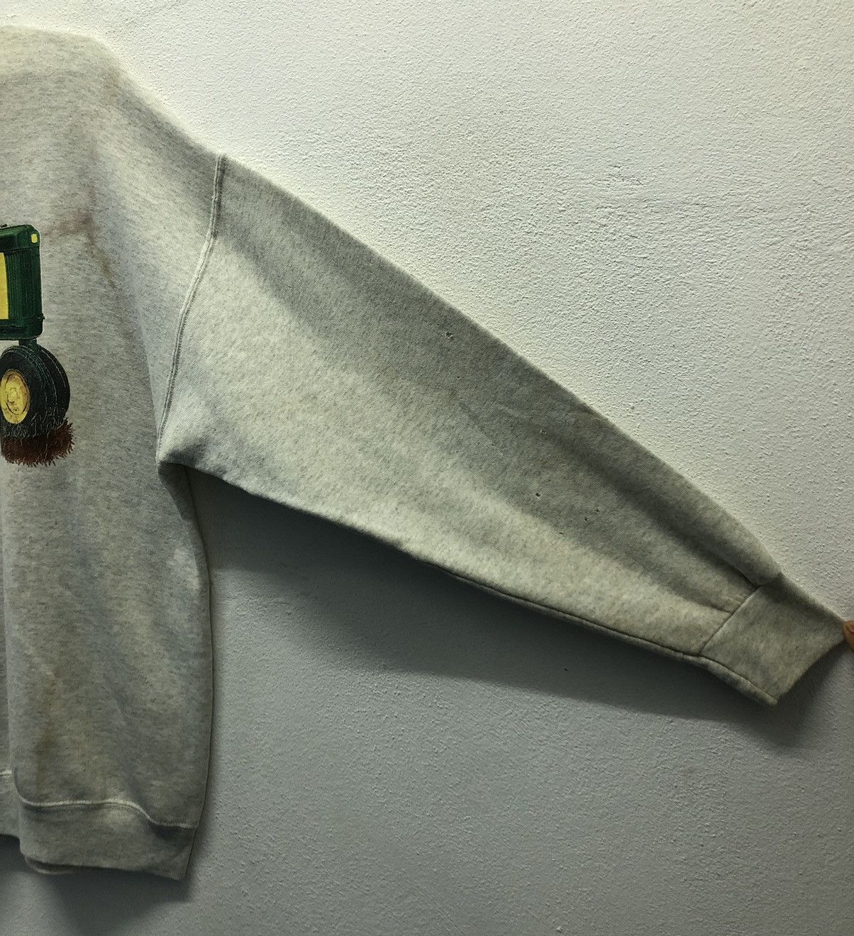 Vintage Vintage Fruit Of The Loom John Deere Tractor Sweatshirt Size US XL / EU 56 / 4 - 5 Thumbnail