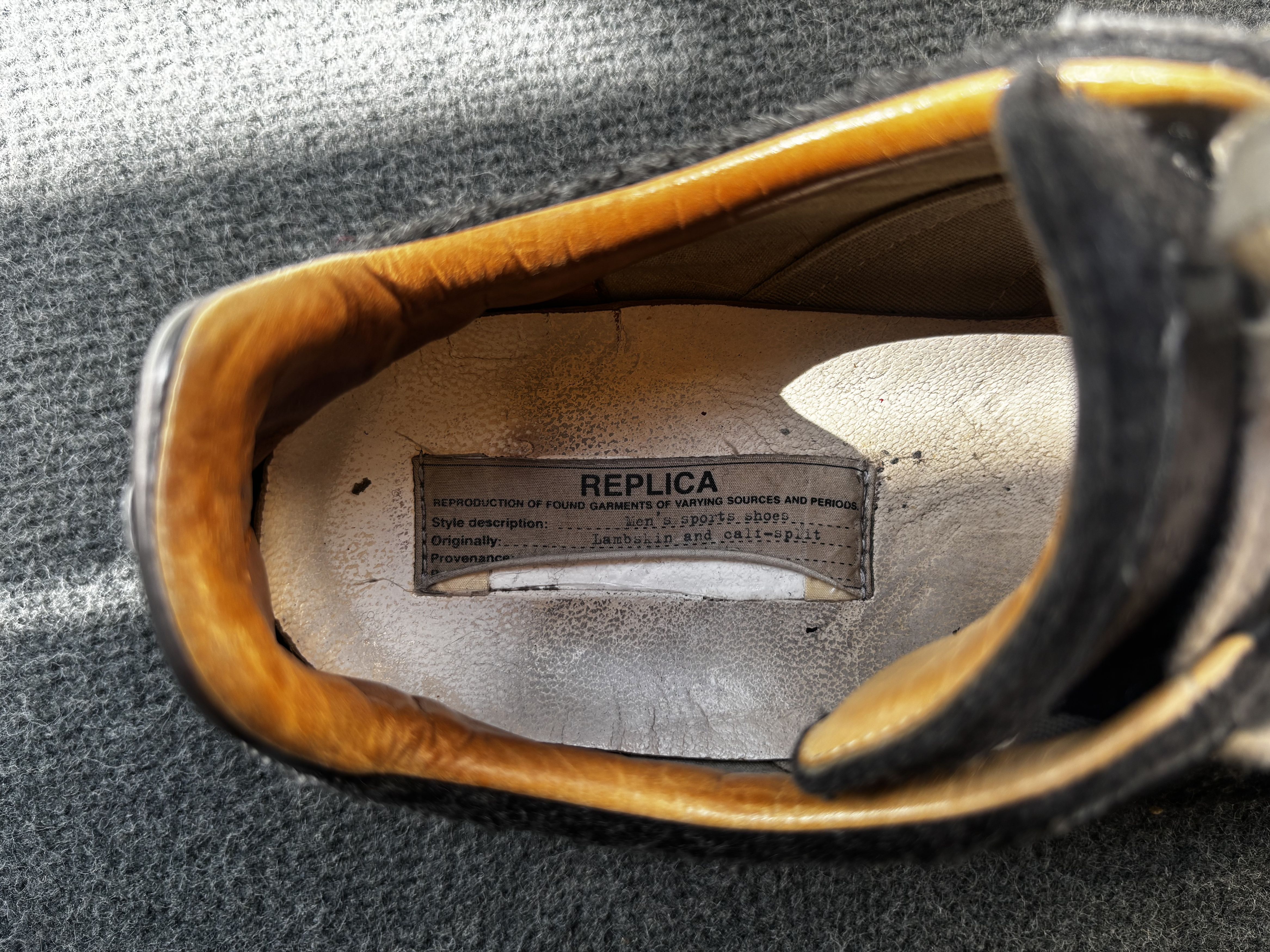 Maison Margiela Maison Margiela GAT Sneakers Felt & Bronze Size US 9.5 / EU 42-43 - 8 Thumbnail