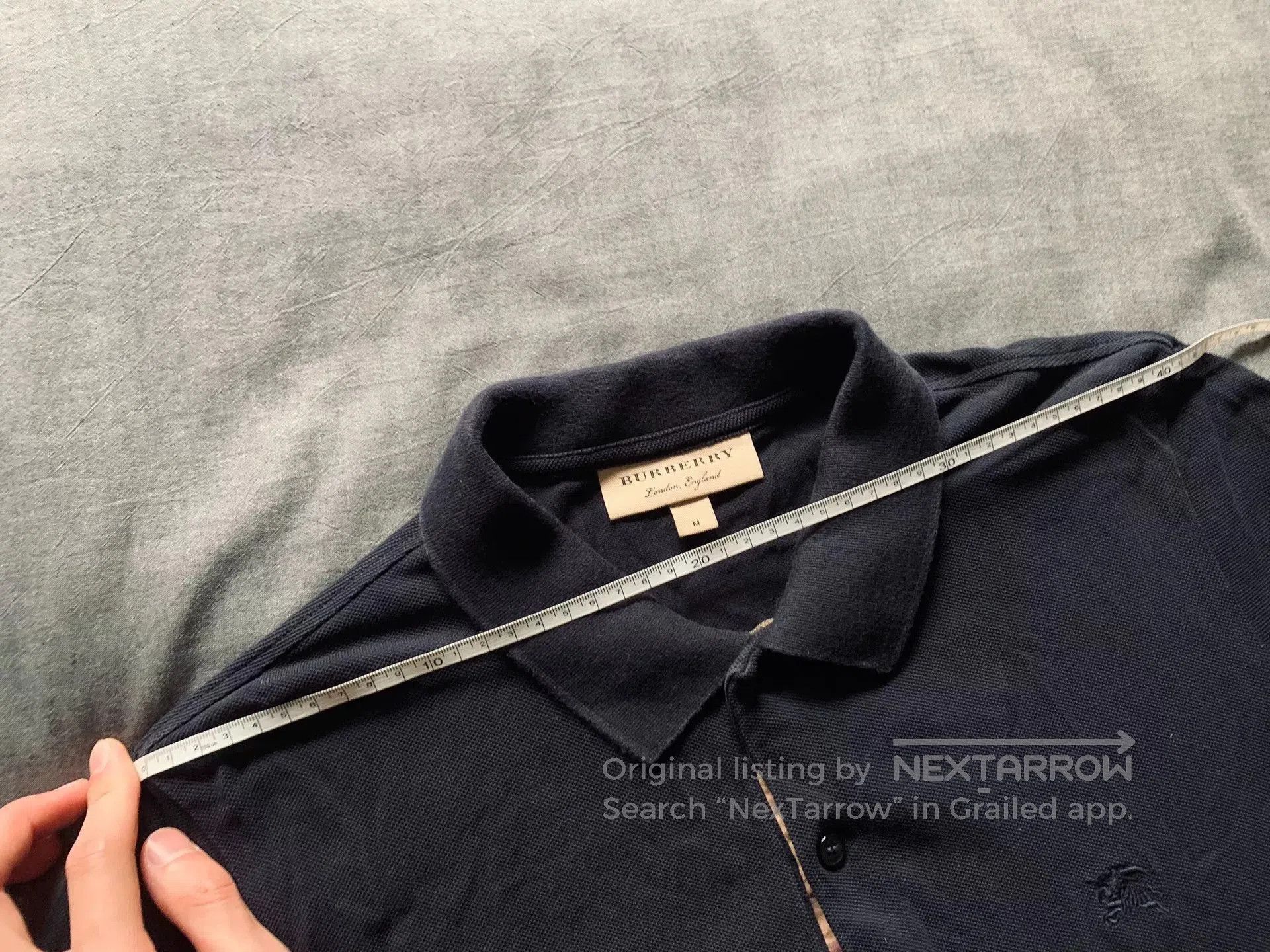 Burberry Burberry War Horse Embroidery Navy Polo. Size US M / EU 48-50 / 2 - 6 Thumbnail