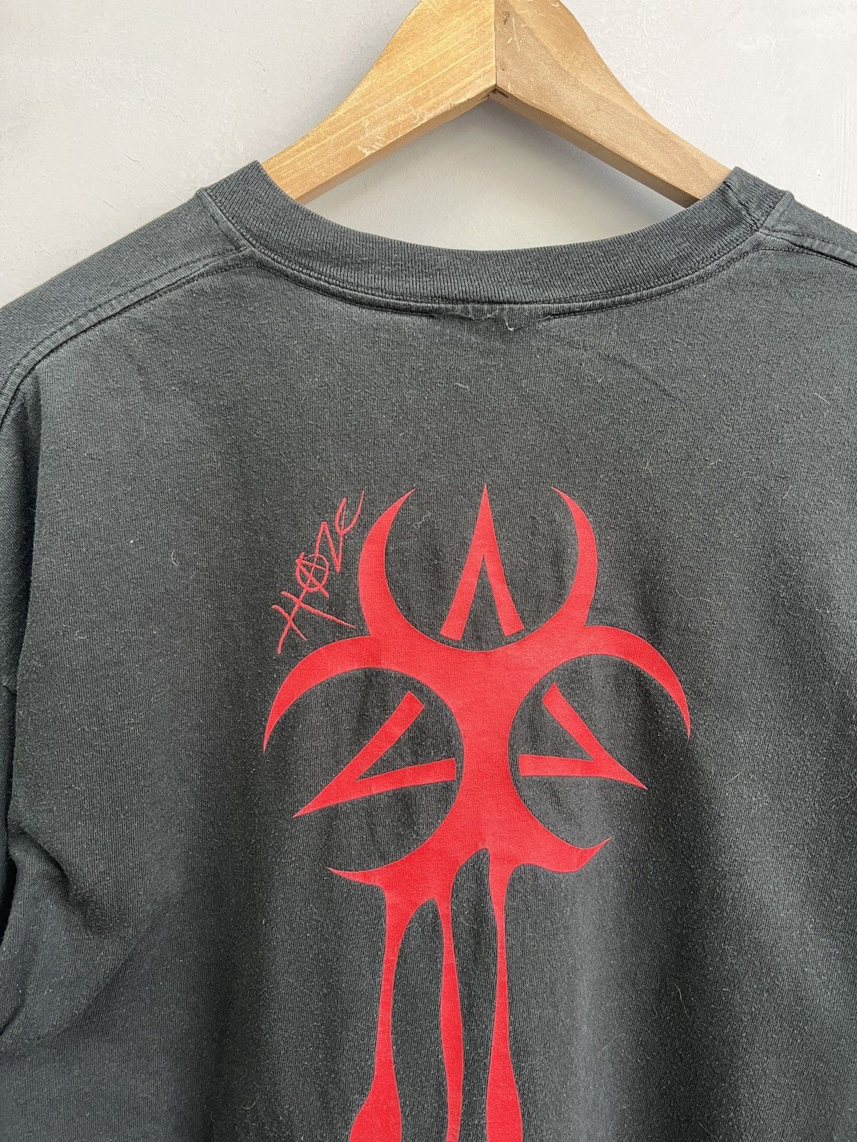 Japanese Brand VINTAGE WASHED 90s tribal crash longsleeve Size US L / EU 52-54 / 3 - 11 Thumbnail