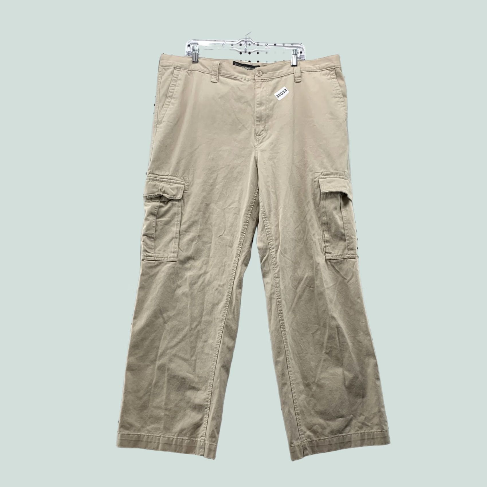 Old Navy VINTAGE Old Navy Cargo Pants Mens 42x32 Beige Loose Utility Pocket Skateboard Pants Mens Beige Cargo Pants Size US 42 / EU 58 - 1 Thumbnail
