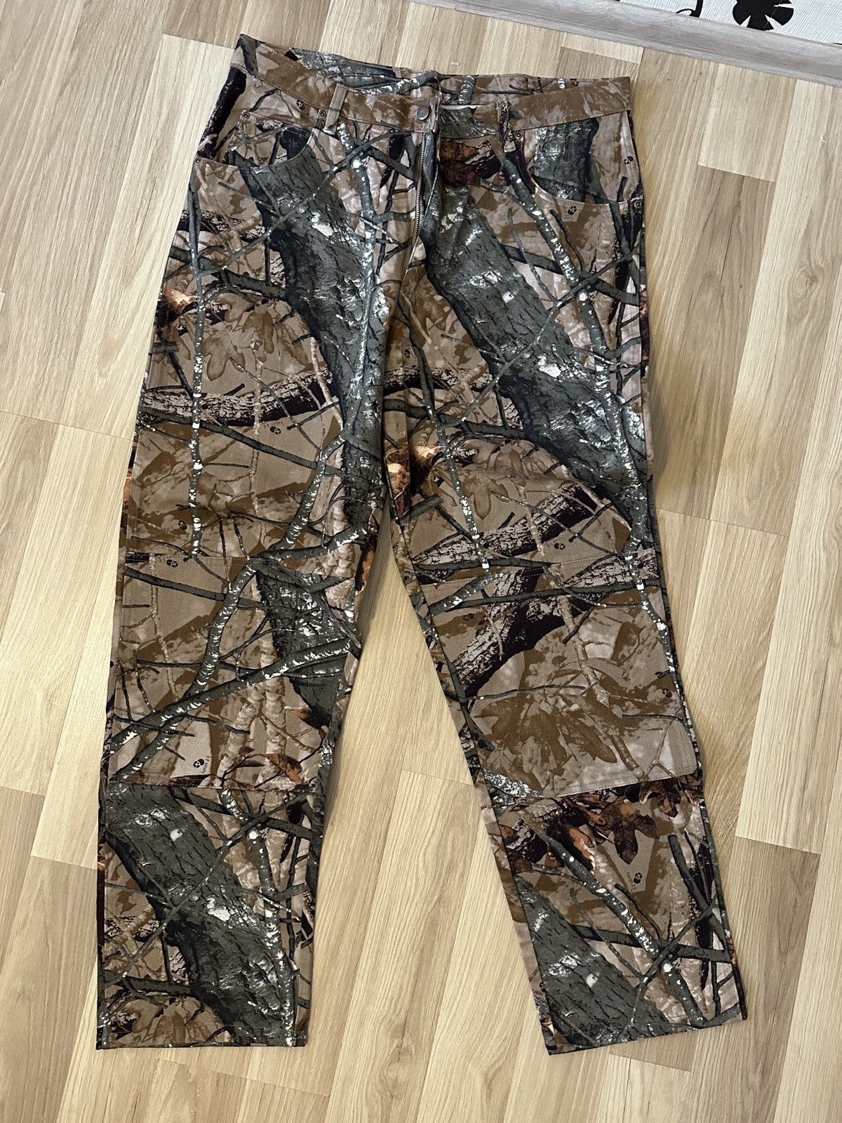 Wrangler Vintage Wrangler realtree Camouflage Double Jean size 38x32 Size US 38 / EU 54 - 1 Thumbnail