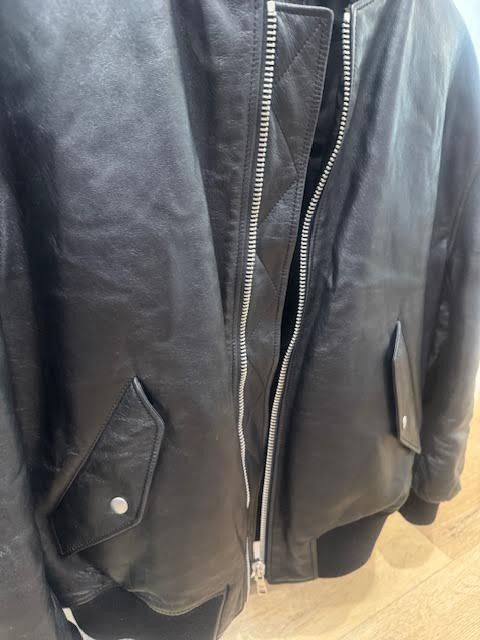 Prada Prada nappa leather bomber jacket Size S / US 4 / IT 40 - 6 Thumbnail