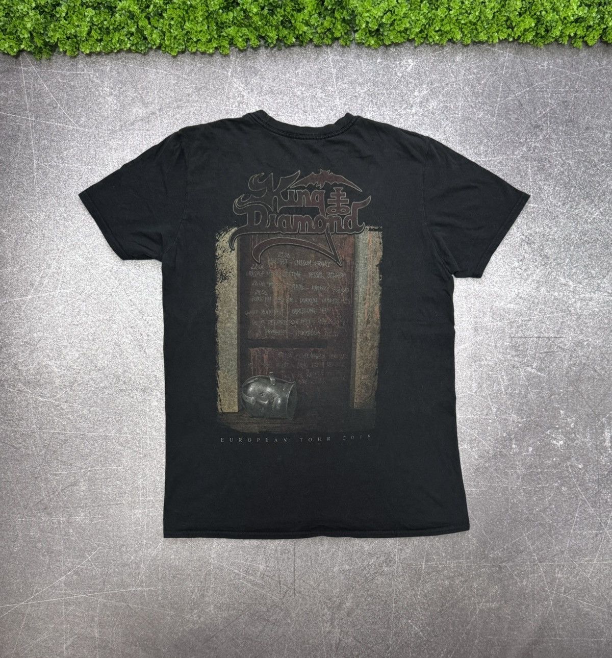 Band Tees 2019 KING OF DIAMOND T SHIRT BLACK METAL Tour Europe Size US M / EU 48-50 / 2 - 2 Thumbnail