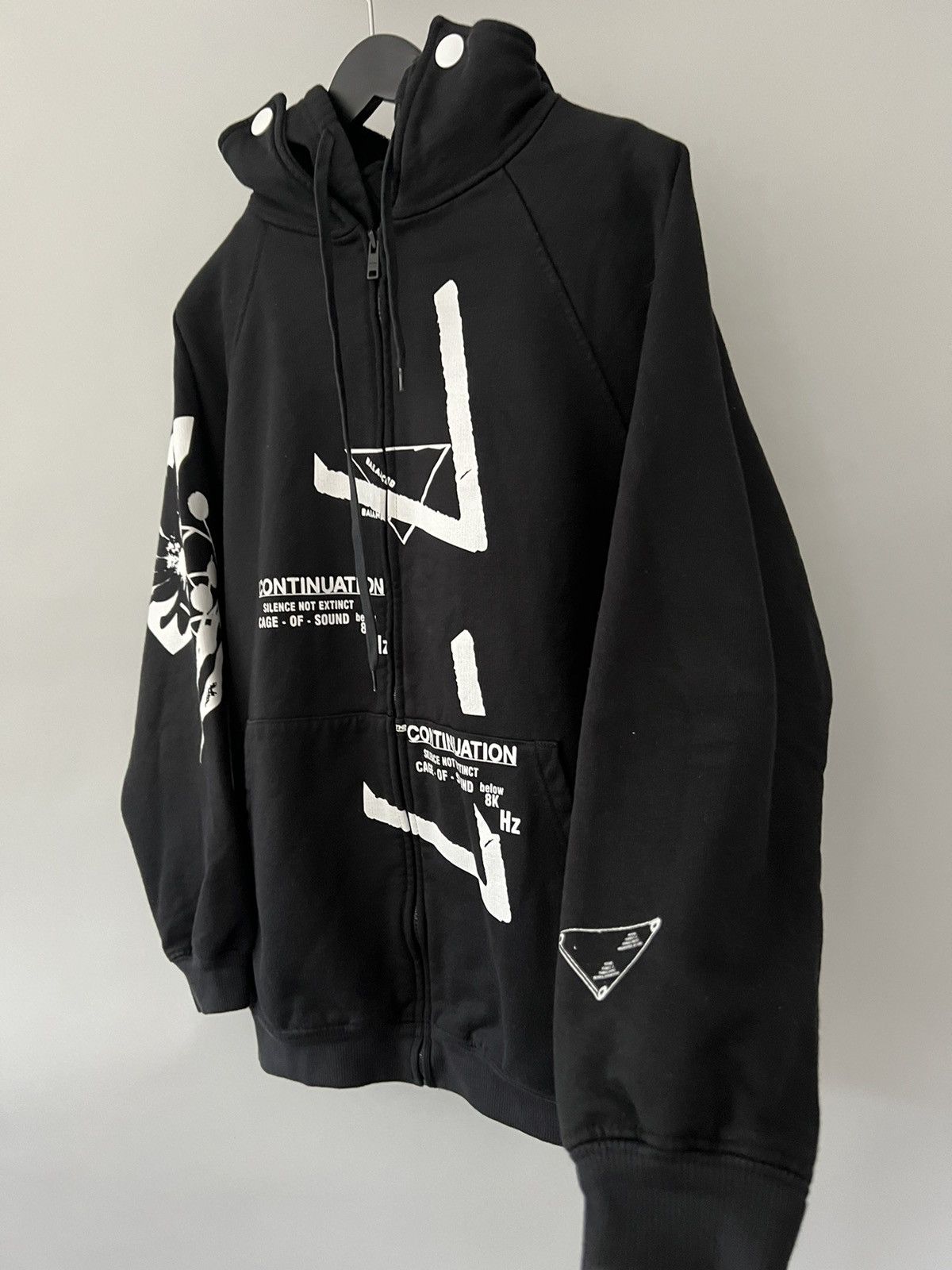 Prada Prada graphic print zip up hoodie Size US XS / EU 42 / 0 - 3 Thumbnail