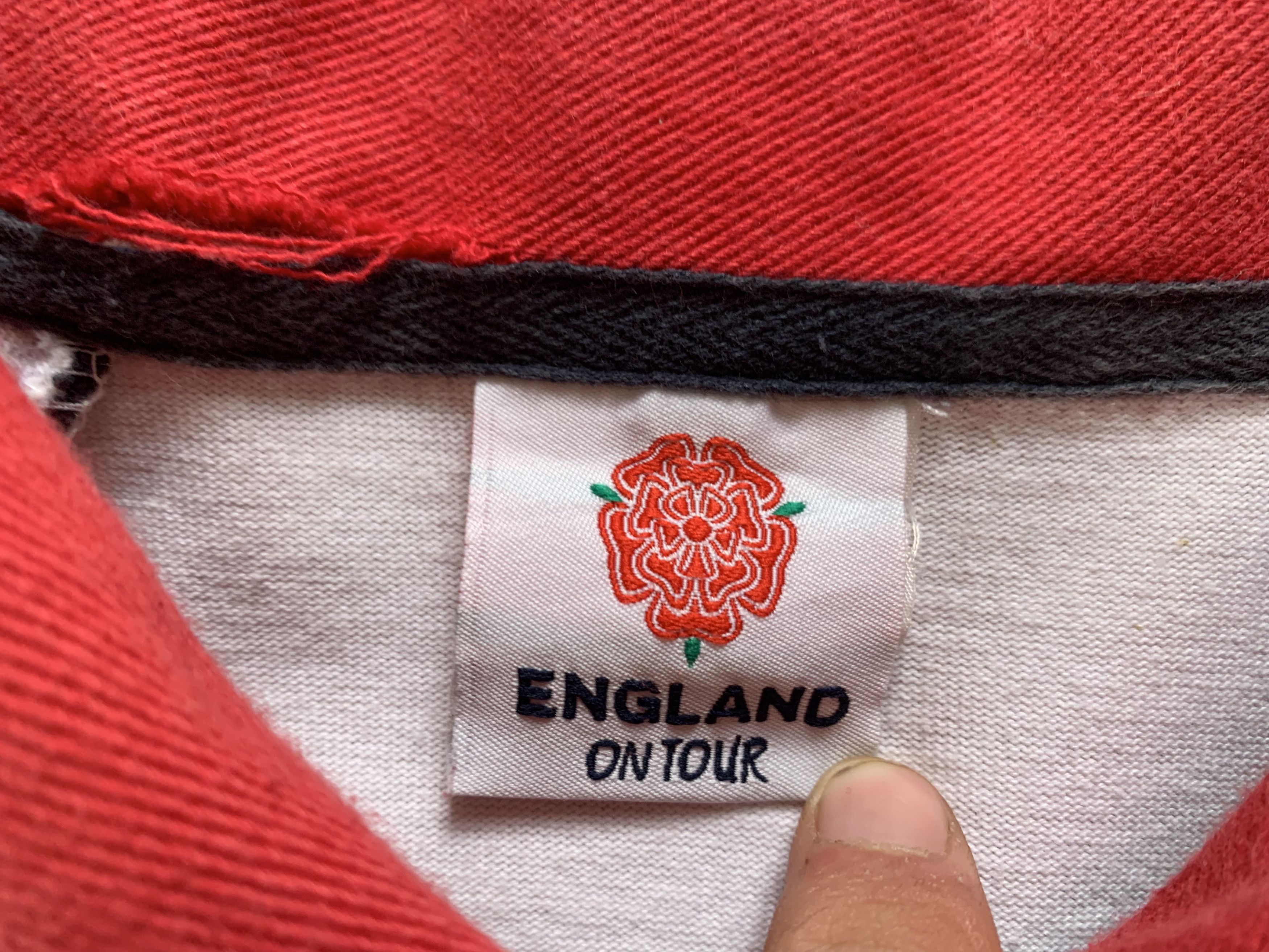 Vintage England Rugby Chamionship 2008 Cotton Longsleeve Polo Size US L / EU 52-54 / 3 - 5 Thumbnail
